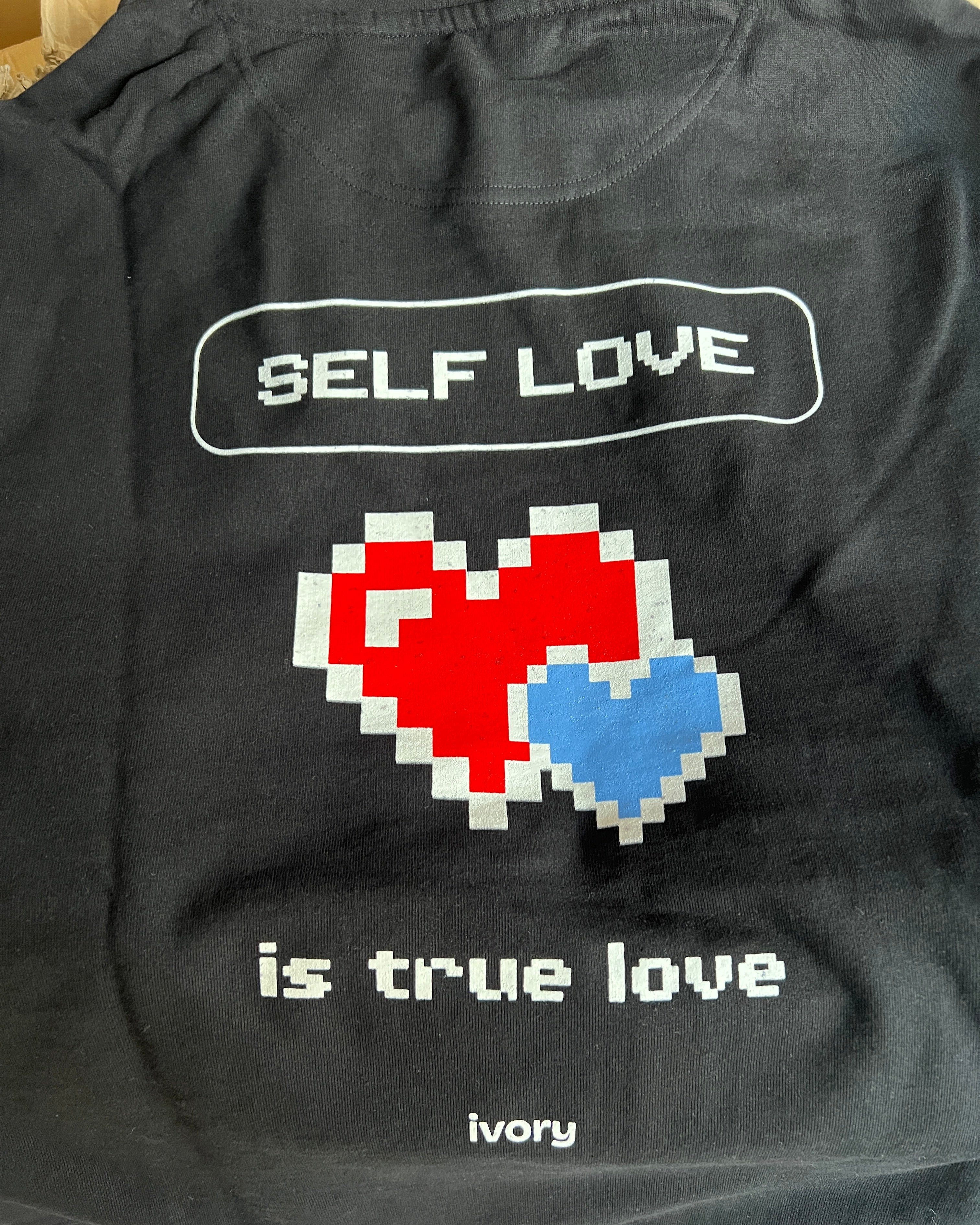 I LOVE MYSELF TEE BLACK