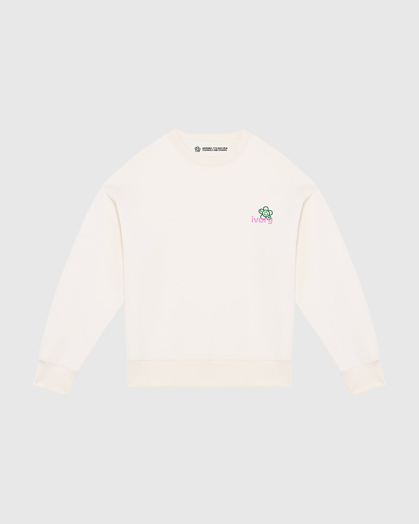 GROWING DAY BY DAY SWEATSHIRT RAW PINK