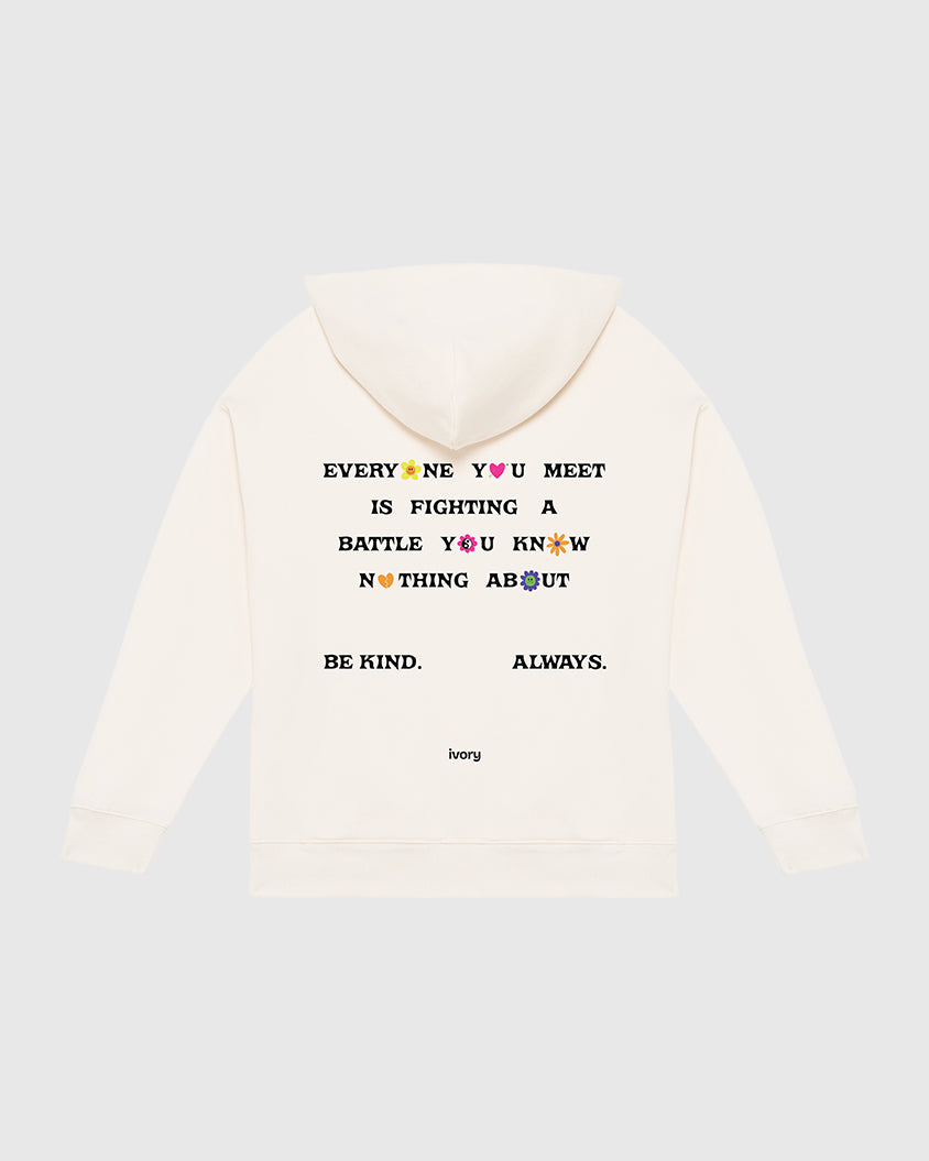 EVERYONE YOU MEET HOODIE RAW