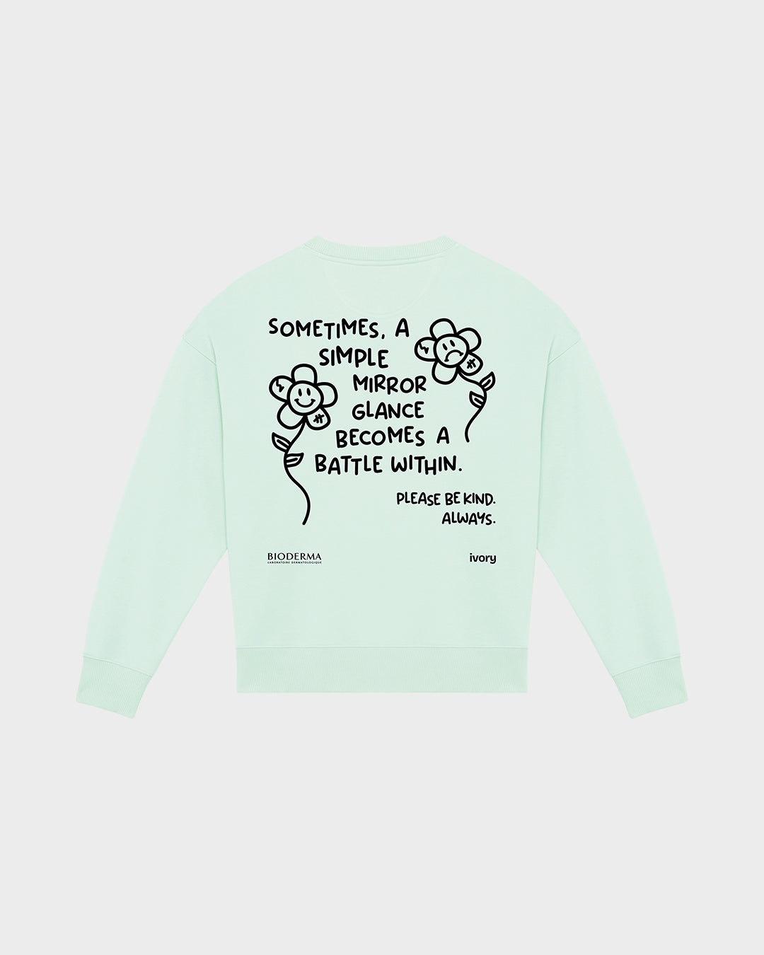 IVORY X BIODERMA SWEATSHIRT