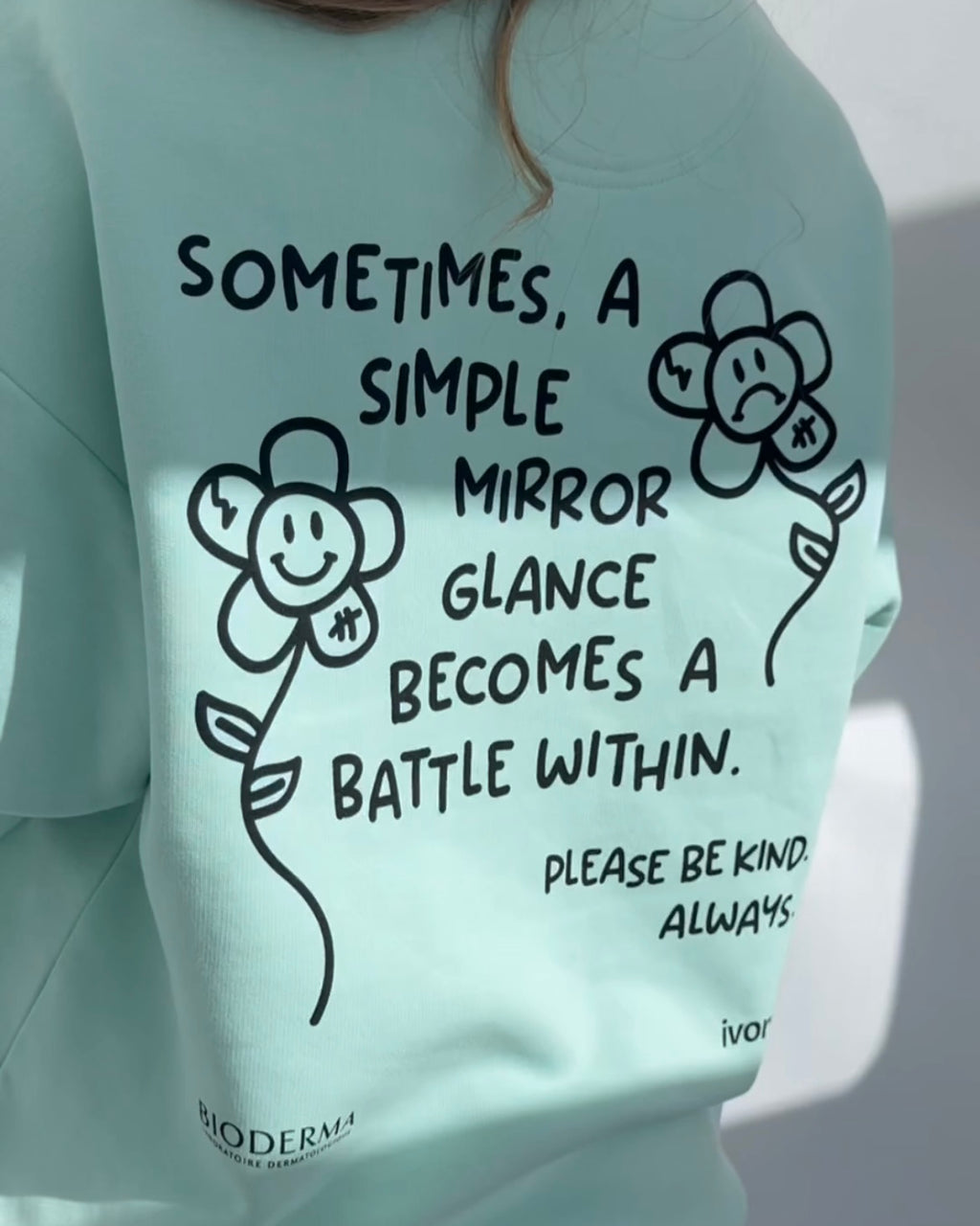 IVORY X BIODERMA SWEATSHIRT