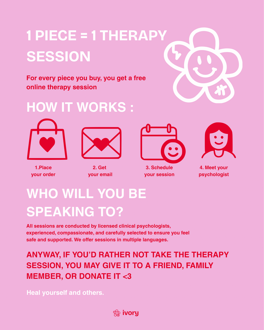 GROWING DAY BY DAY TEE RAW PINK