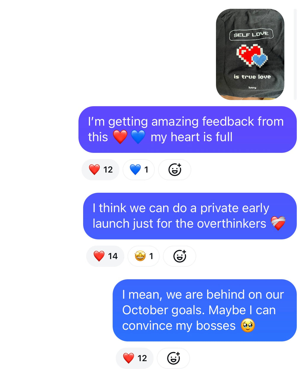 I LOVE MYSELF HOODIE BLACK