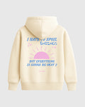 IVORY <3 DEAR BY LUISINHA HOODIE RAW