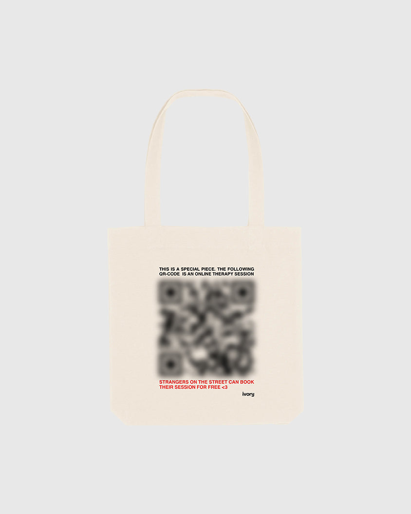 CARRYING MENTAL HEALTH TOTE BAG RAW