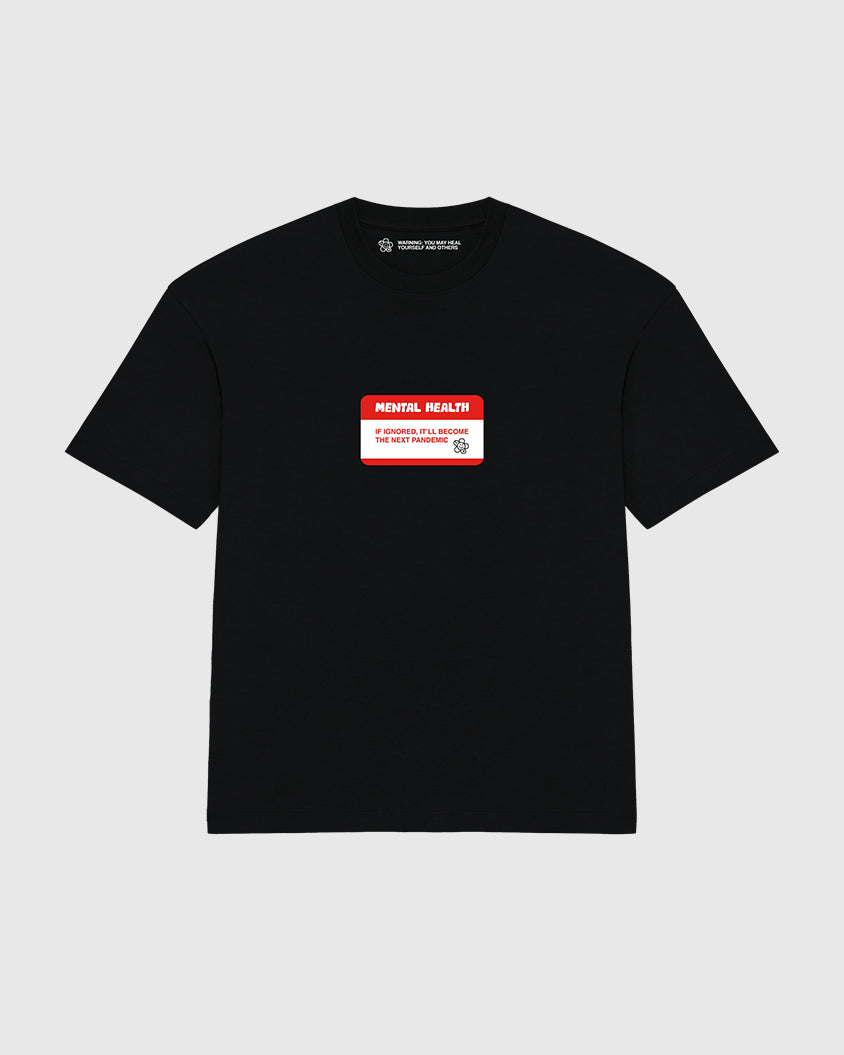 CARRYING MENTAL HEALTH TEE BLACK