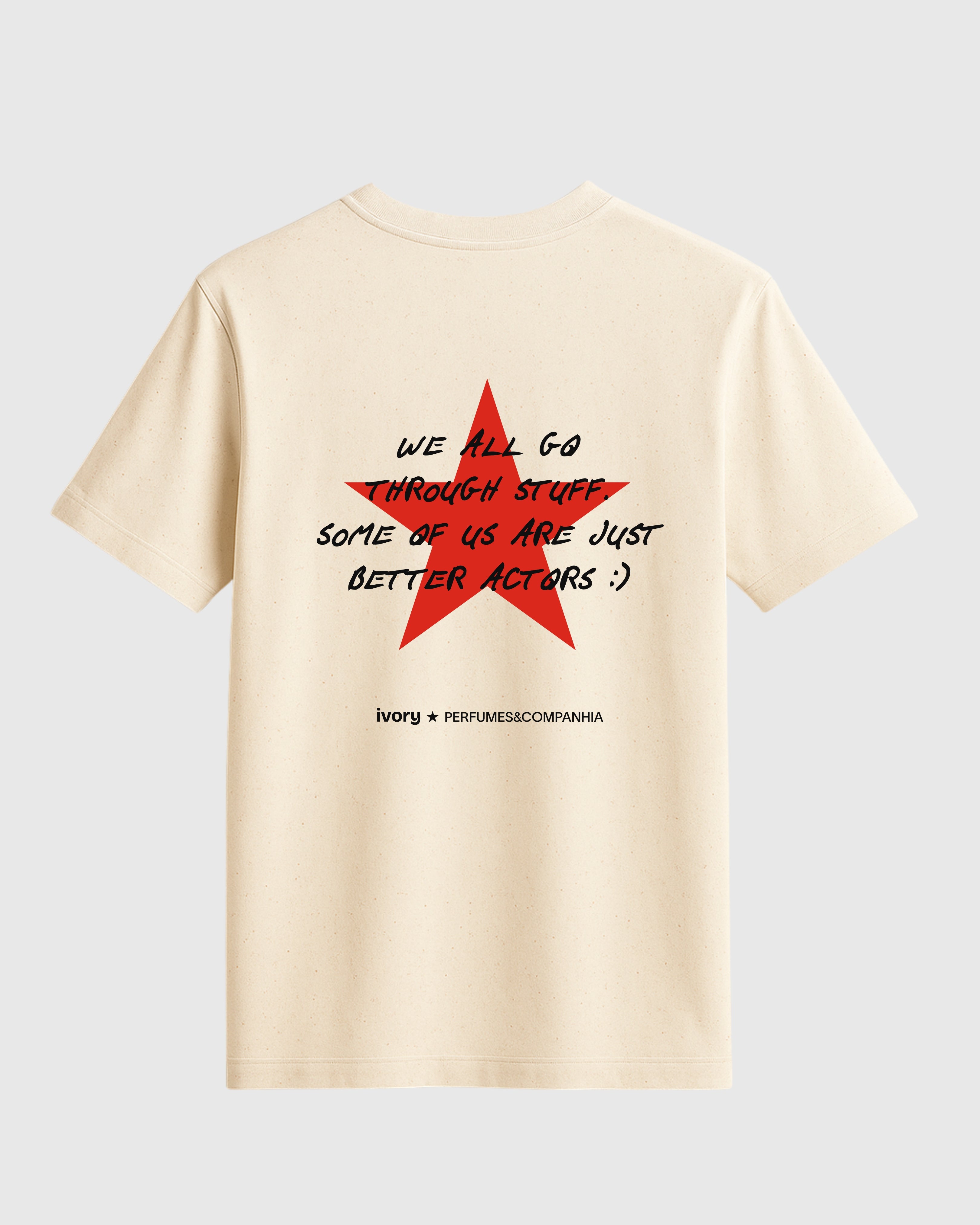 IVORY STARS P&C TEE RAW