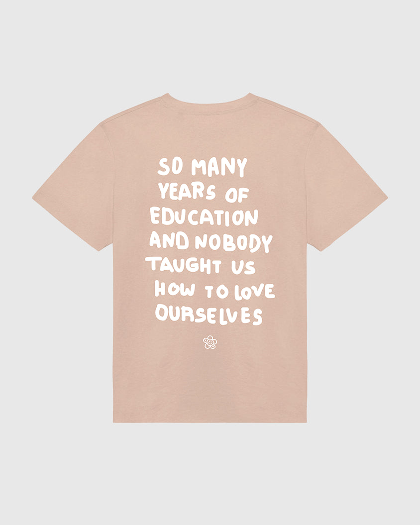 LOVE OURSELVES TEE PEACH