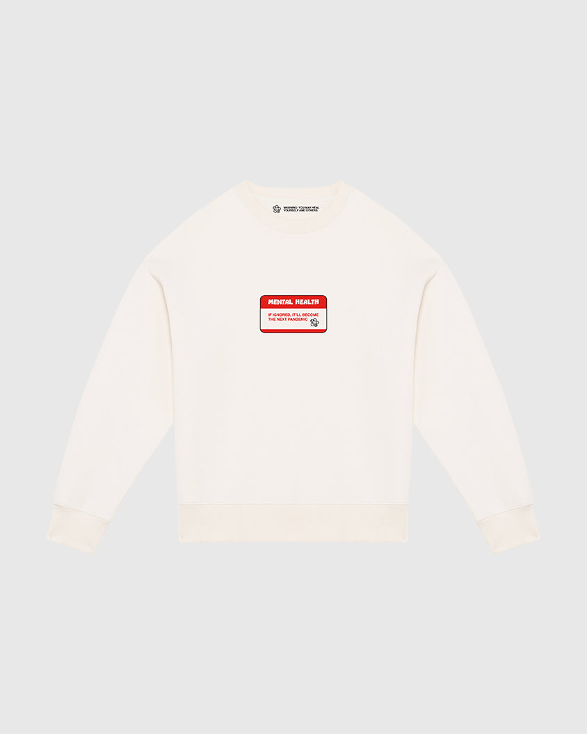 CARRYING MENTAL HEALTH SWEATSHIRT RAW