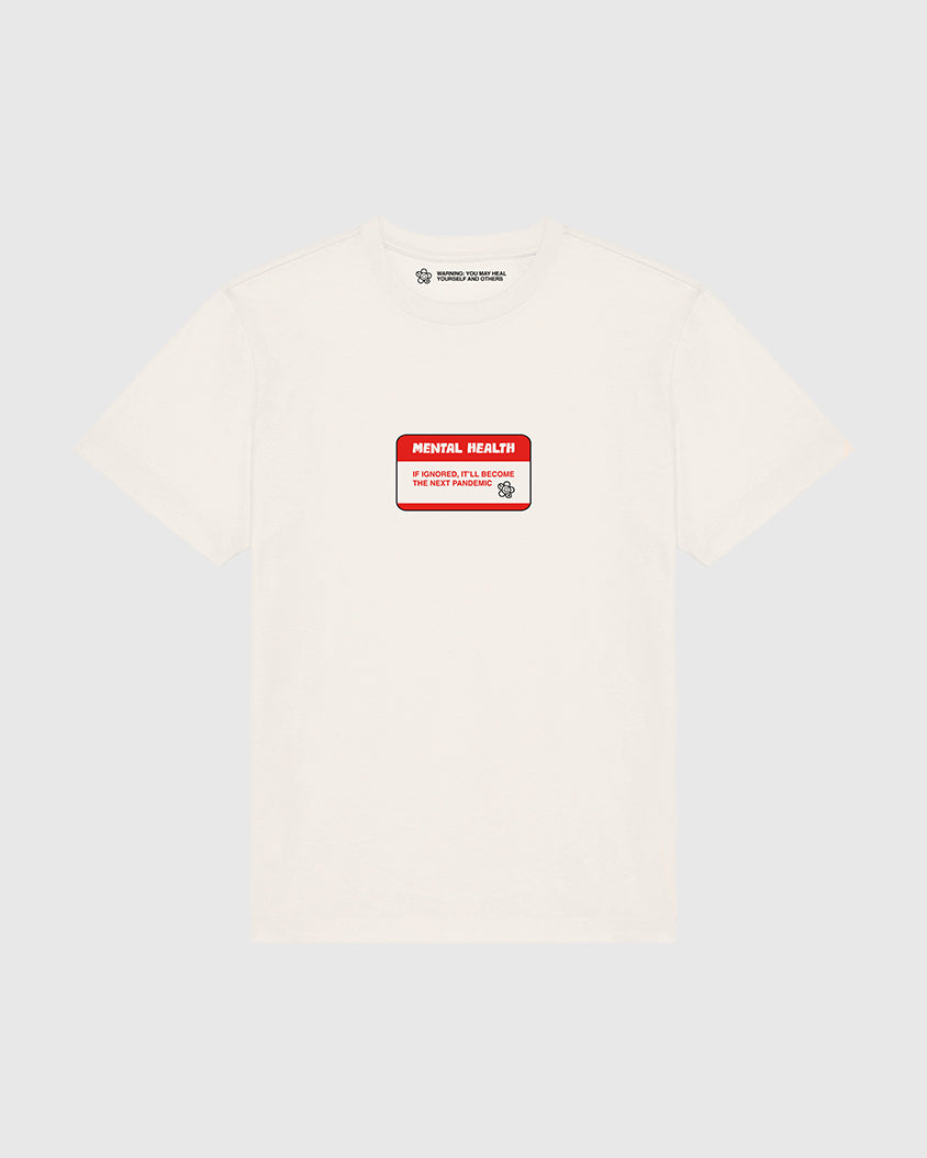 CARRYING MENTAL HEALTH TEE RAW – Ivory Therapy