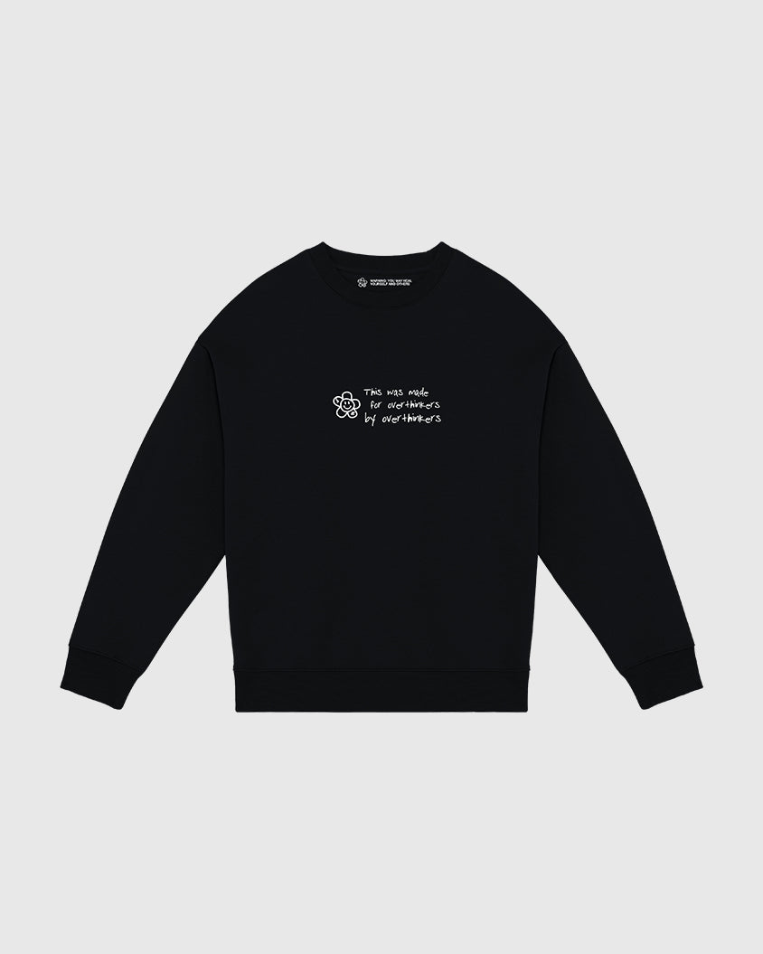 OVERTHINKERS SWEATSHIRT BLACK