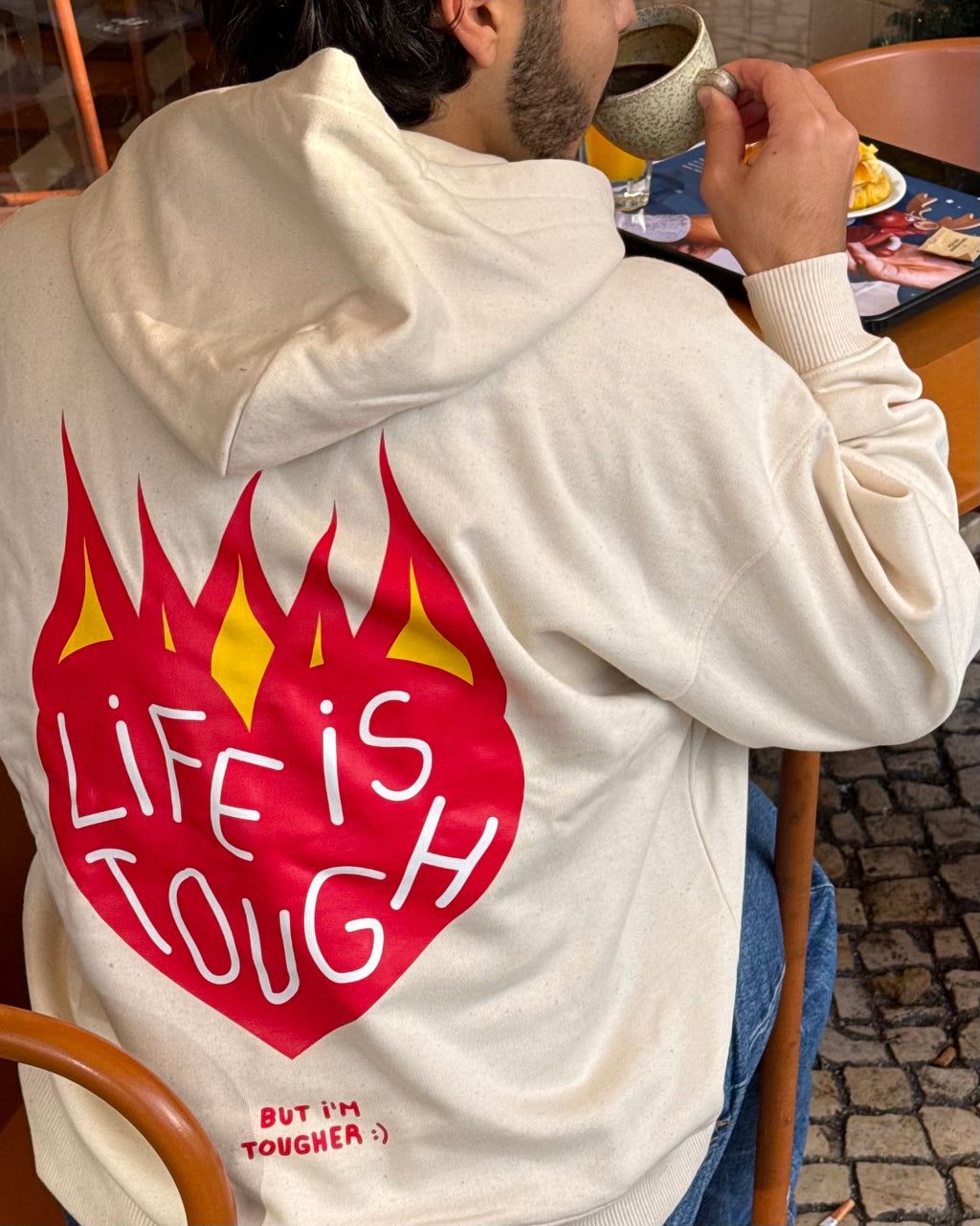 I'M TOUGHER HOODIE RAW