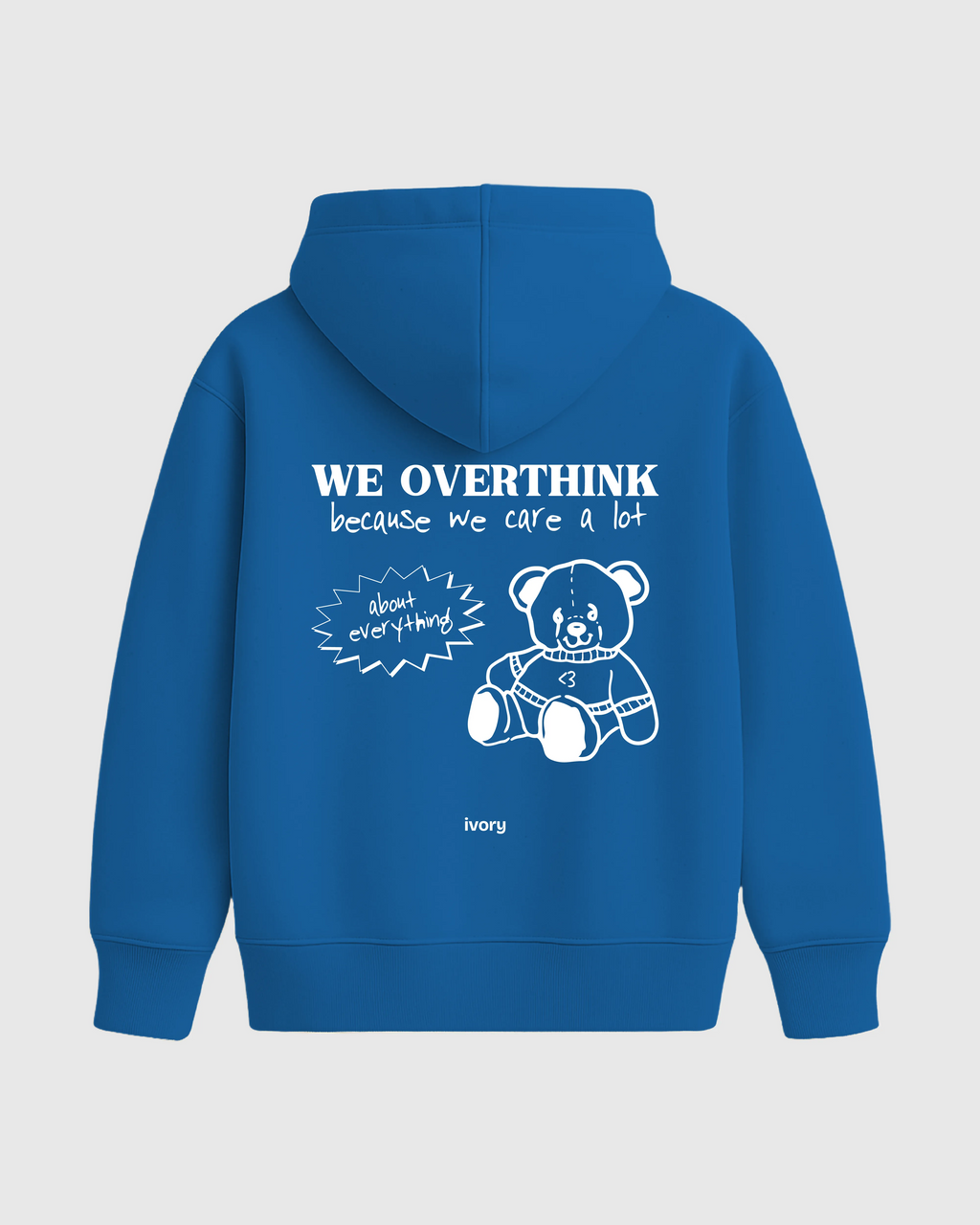 OVERTHINKERS HOODIE BLUE
