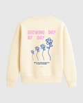 GROWING DAY BY DAY SWEATSHIRT RAW PINK