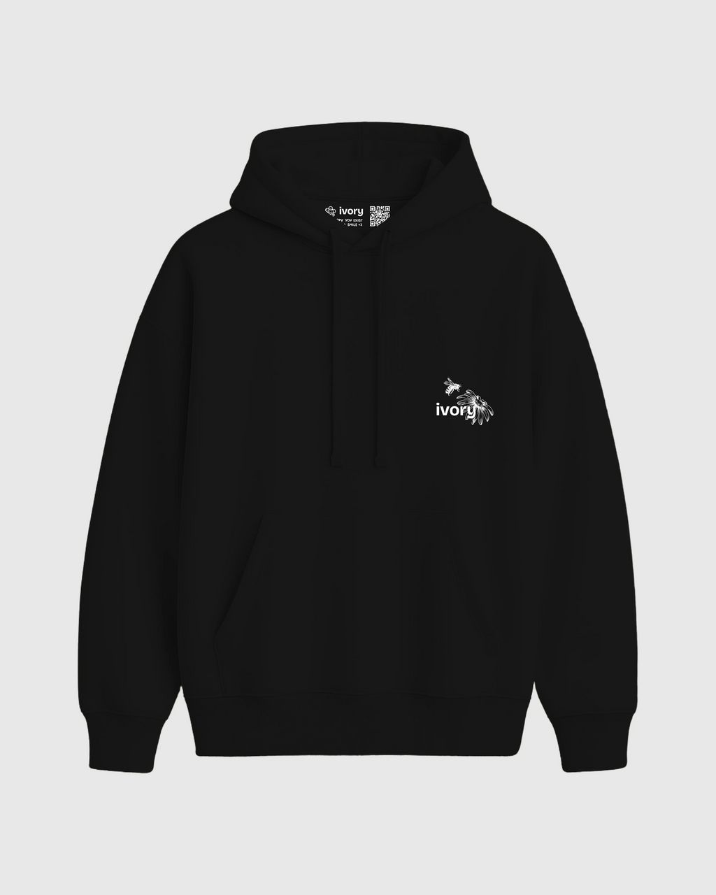 SAVE THE BEES HOODIE BLACK