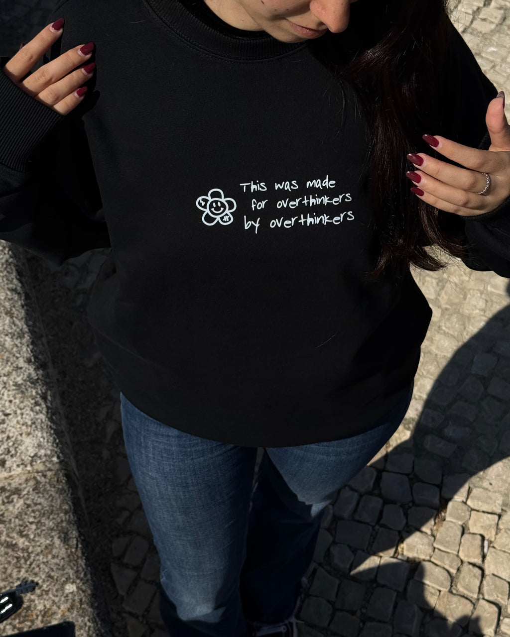 OVERTHINKERS SWEATSHIRT BLACK
