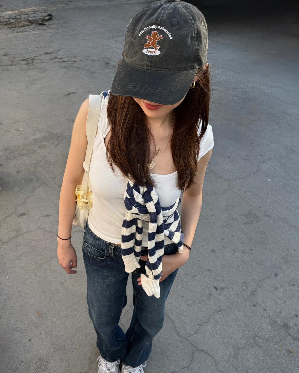 EMOTIONALLY EXHAUSTED HAT BLACK