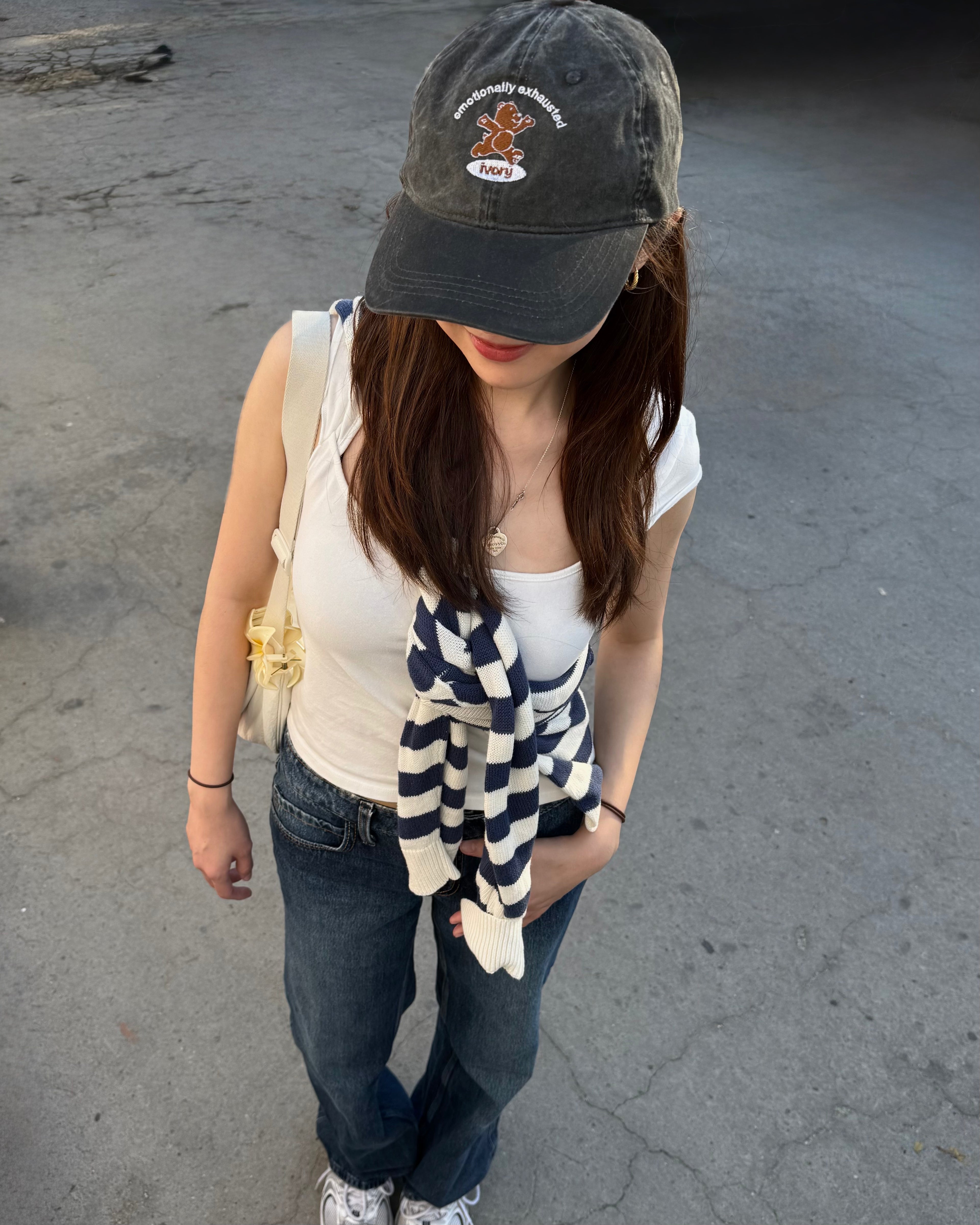 EMOTIONALLY EXHAUSTED HAT BLACK