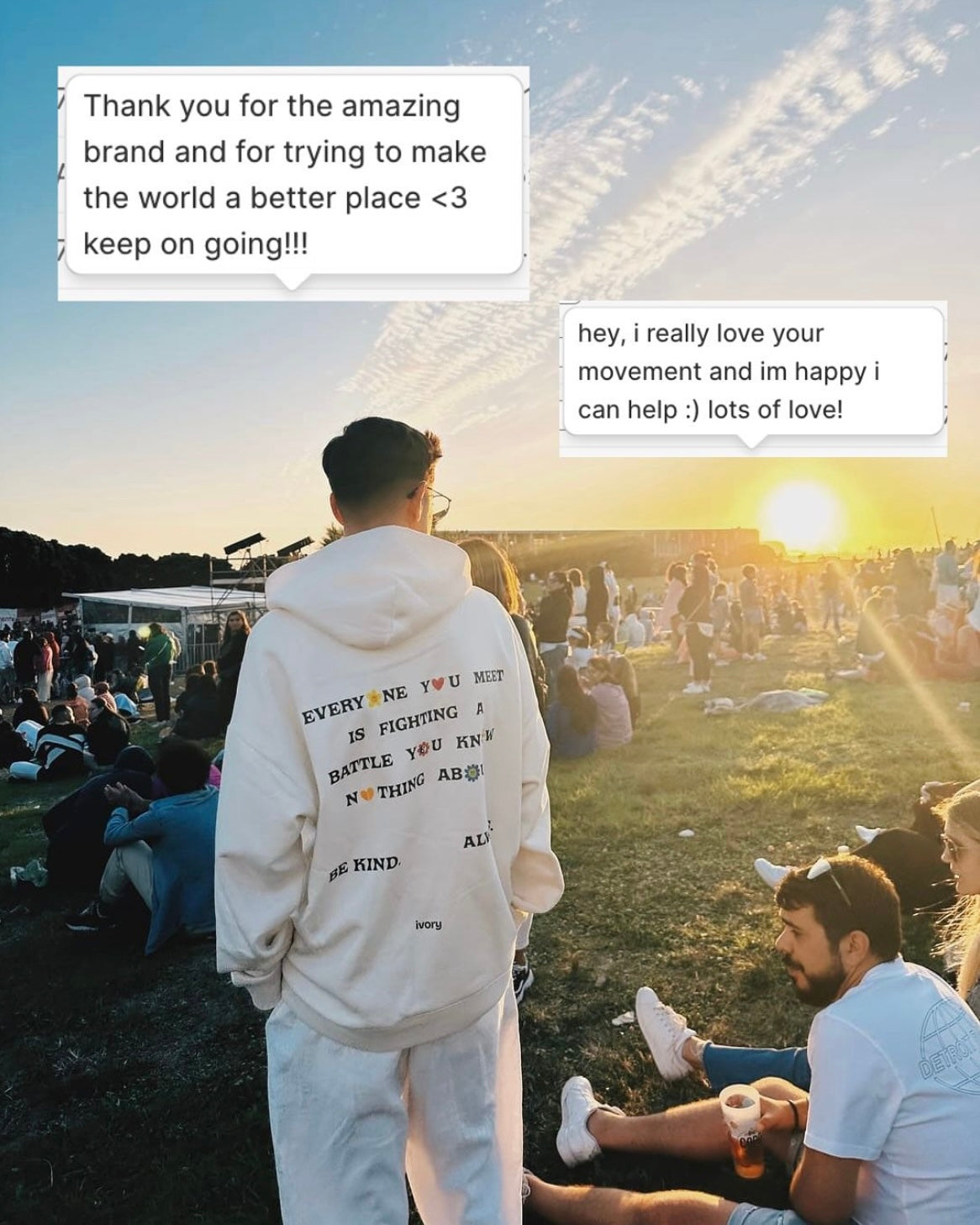 EVERYONE YOU MEET HOODIE RAW