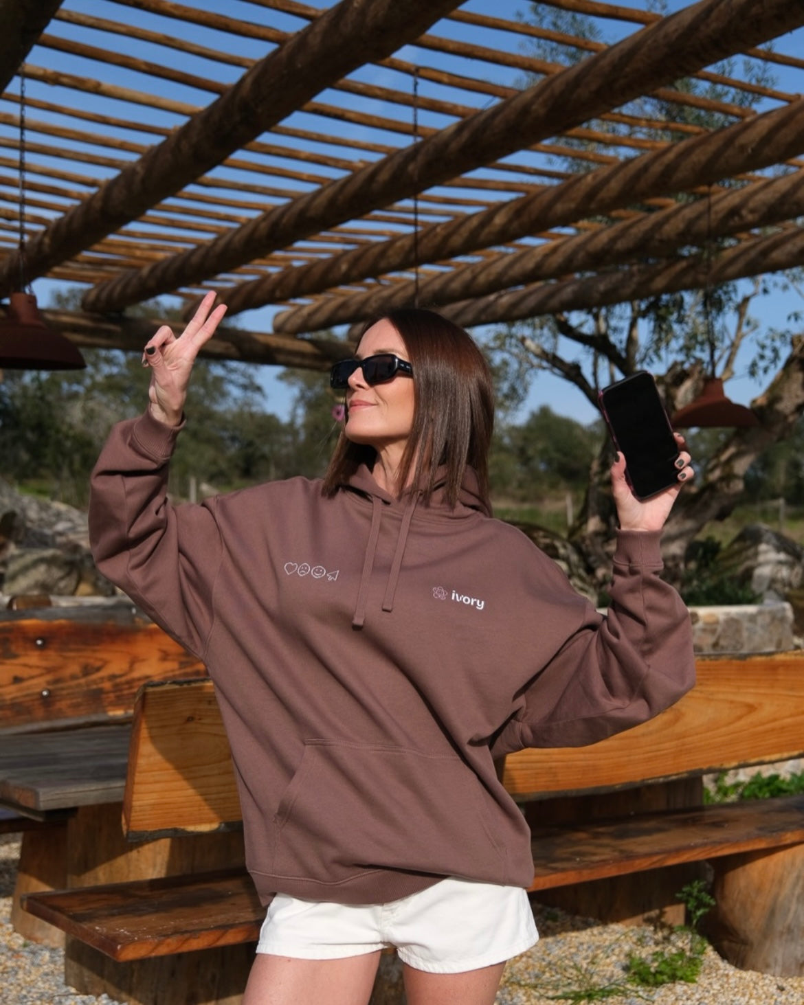 CHATGPT HOODIE MOCHA – Ivory Therapy