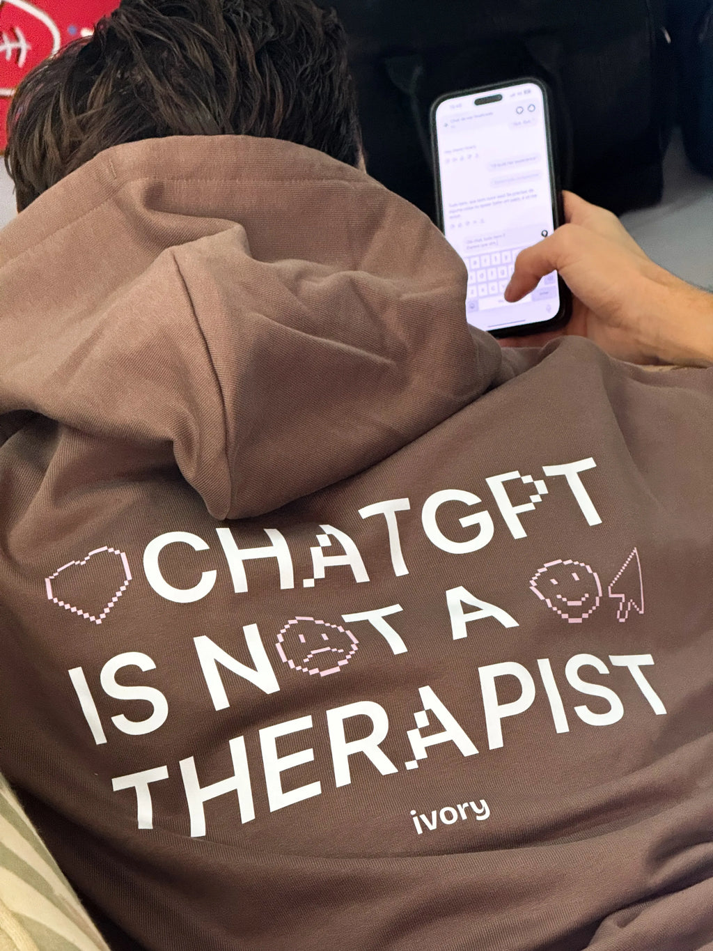 CHATGPT HOODIE MOCHA