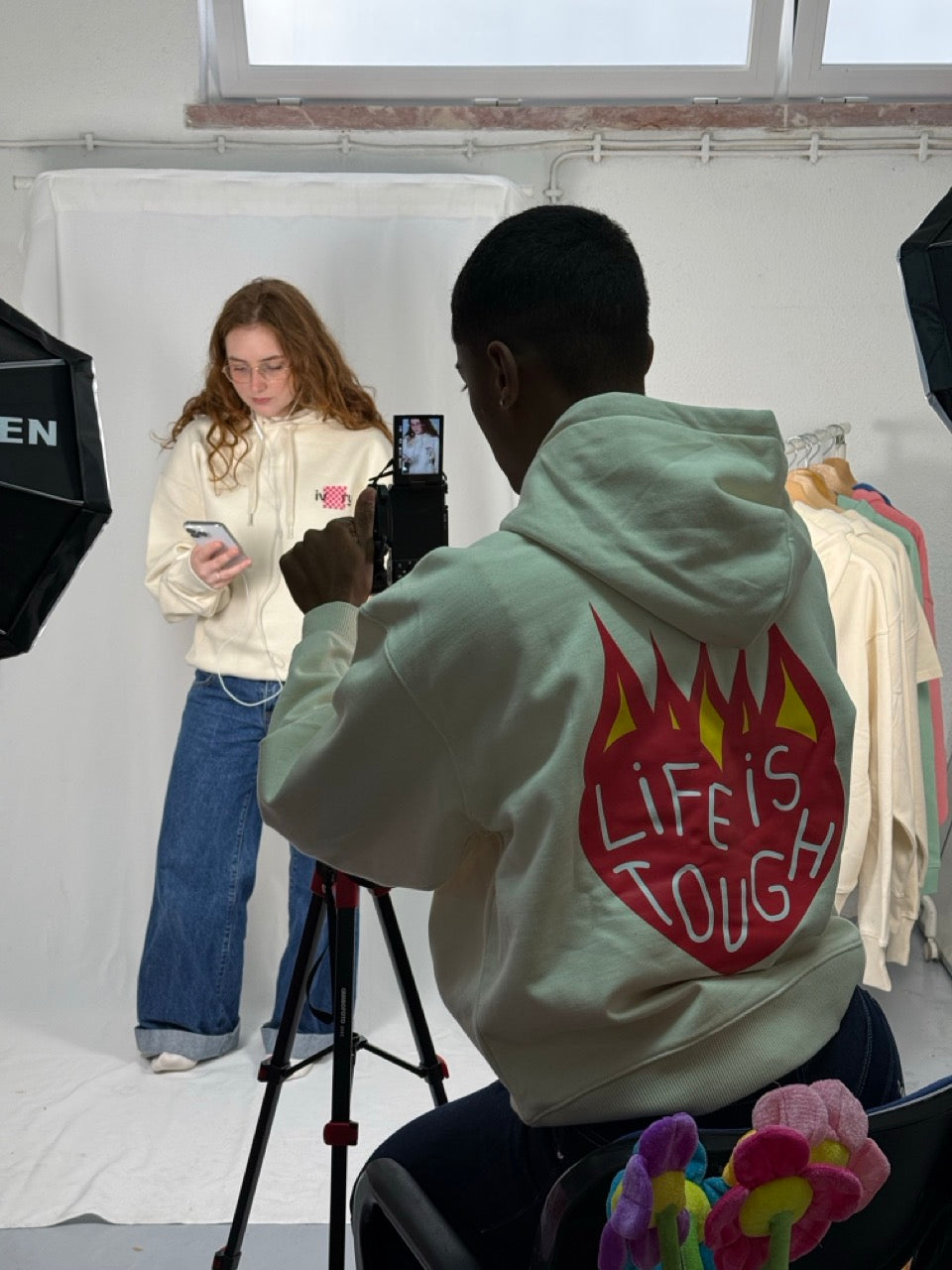 I'M TOUGHER HOODIE RAW