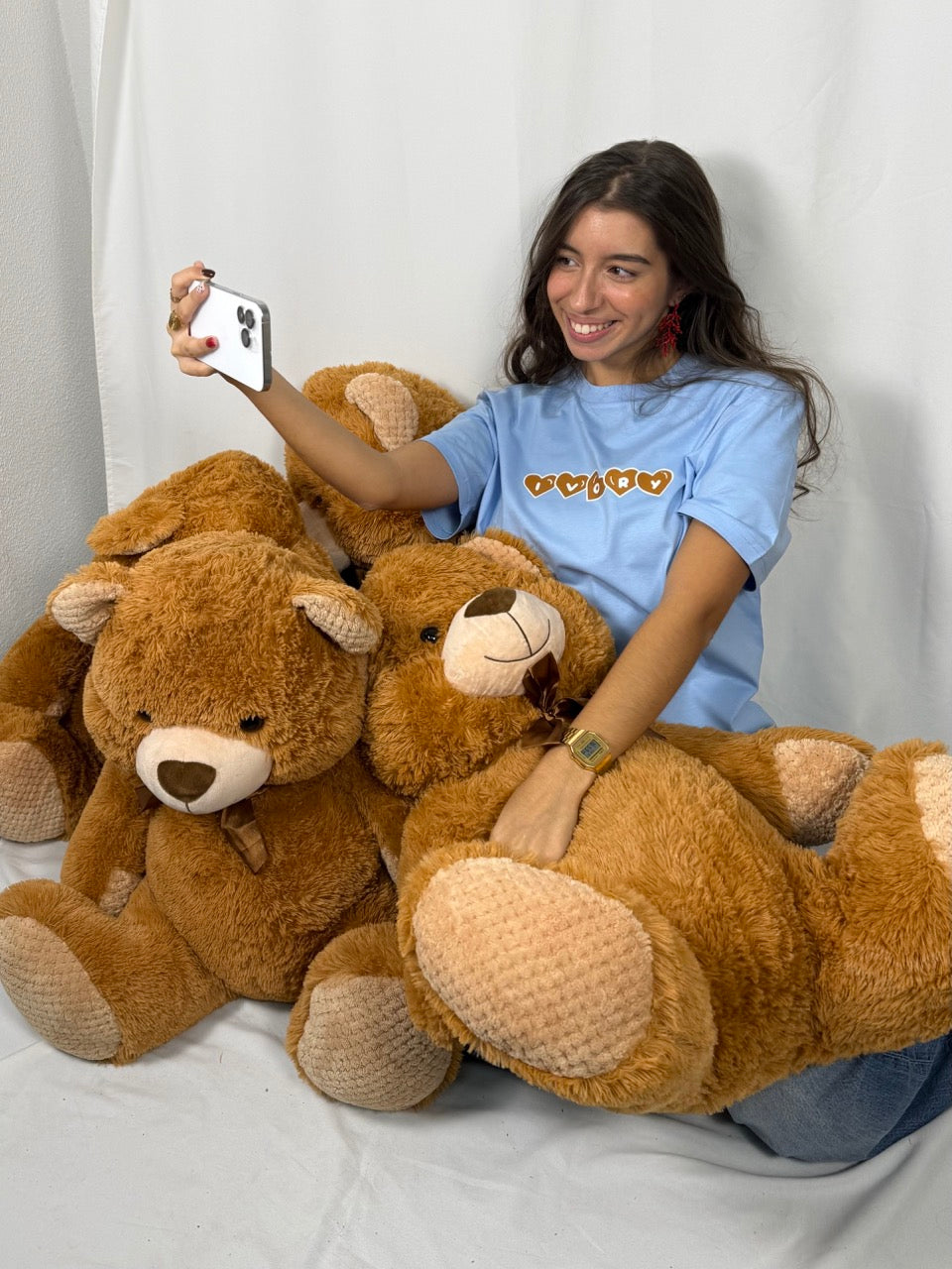 EMOTIONALLY EXHAUSTED TEE SKY BLUE