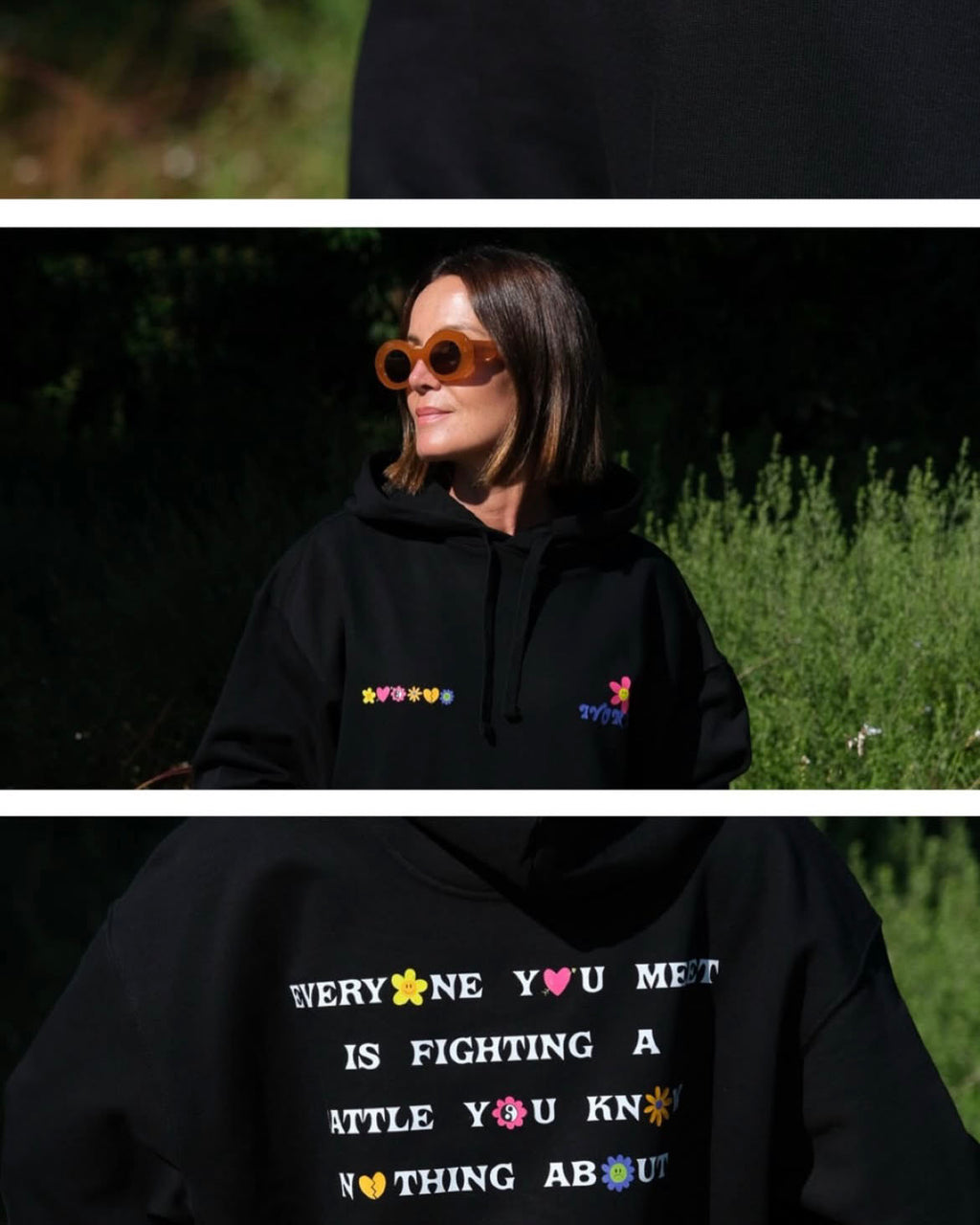 EVERYONE YOU MEET HOODIE BLACK