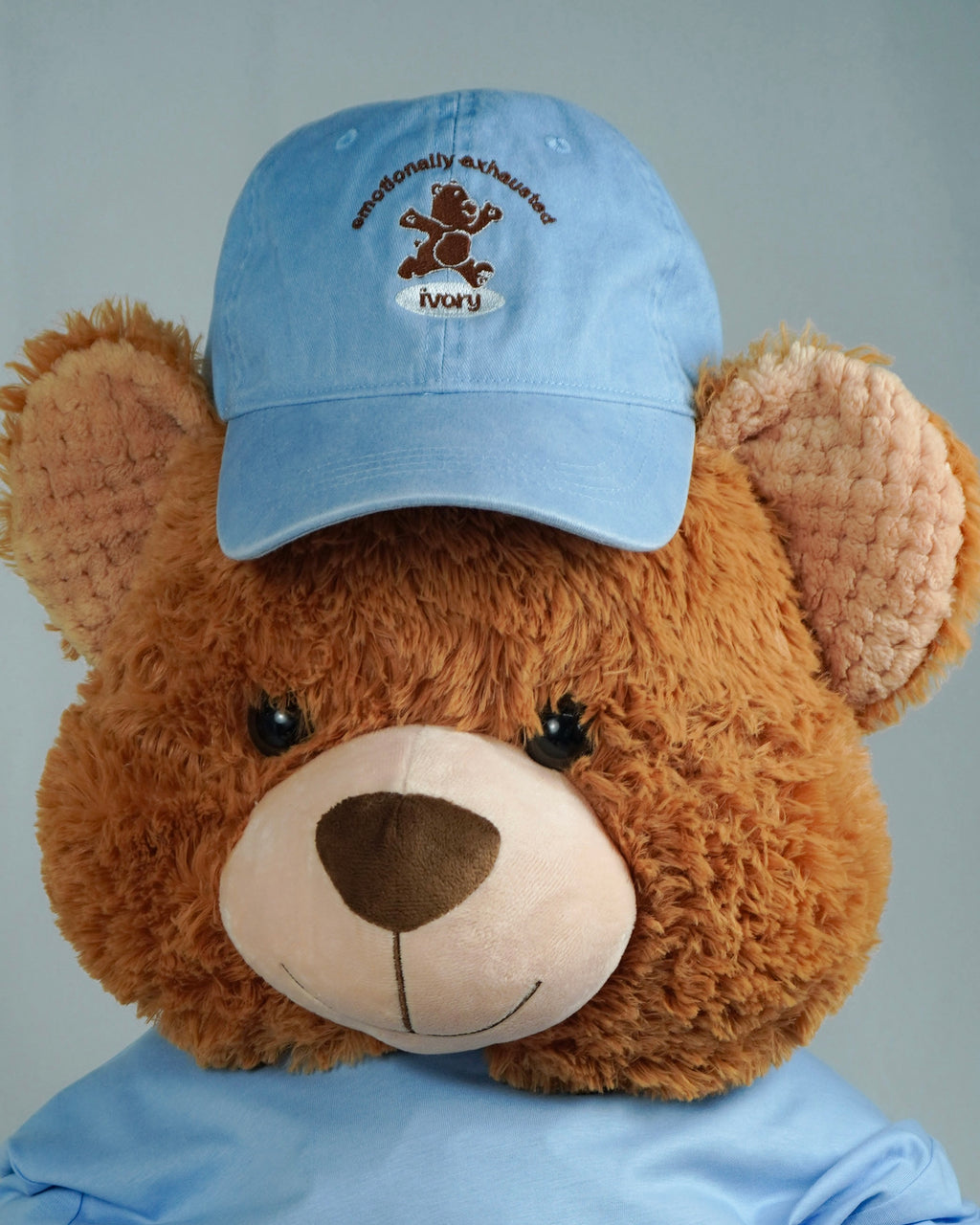 EMOTIONALLY EXHAUSTED HAT BLUE