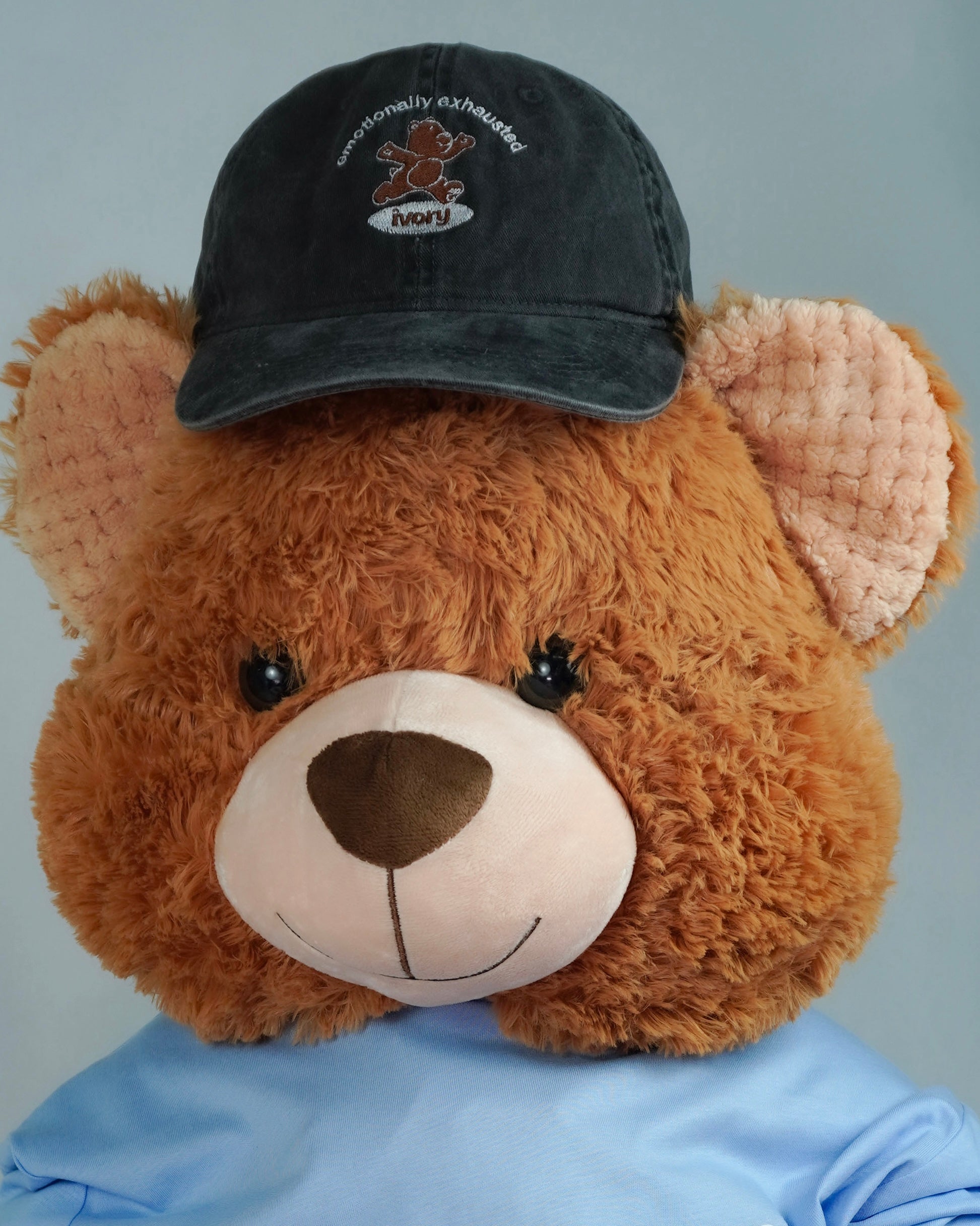 EMOTIONALLY EXHAUSTED HAT BLACK