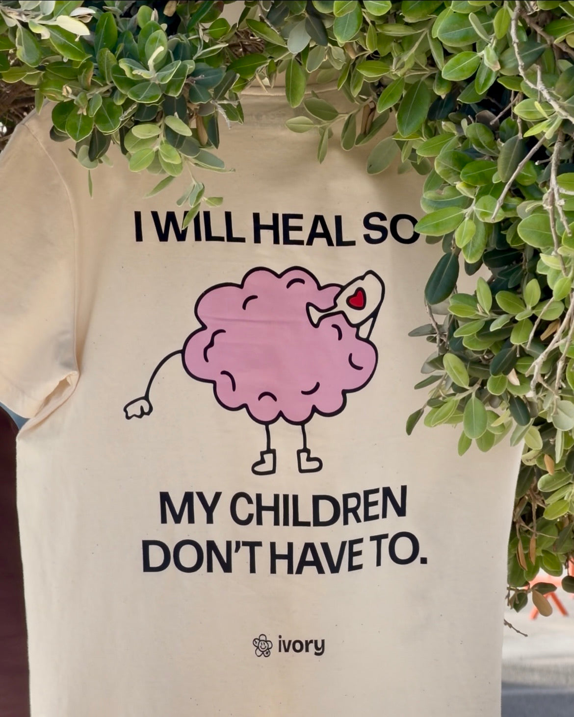 IVORY BY BECS HEALING TEE RAW