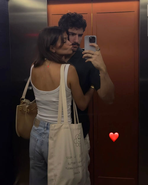 EVERYONE YOU MEET TOTE BAG RAW