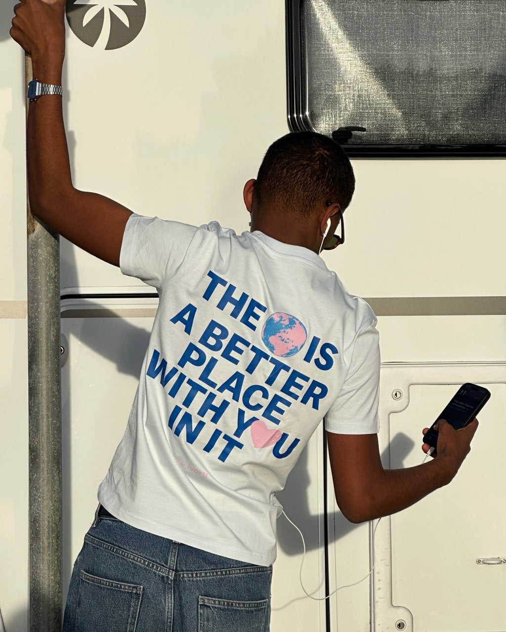 BETTER WITH YOU TEE ICE BLUE