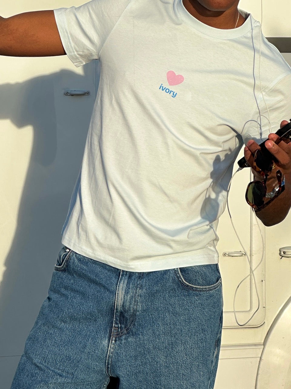 BETTER WITH YOU TEE ICE BLUE