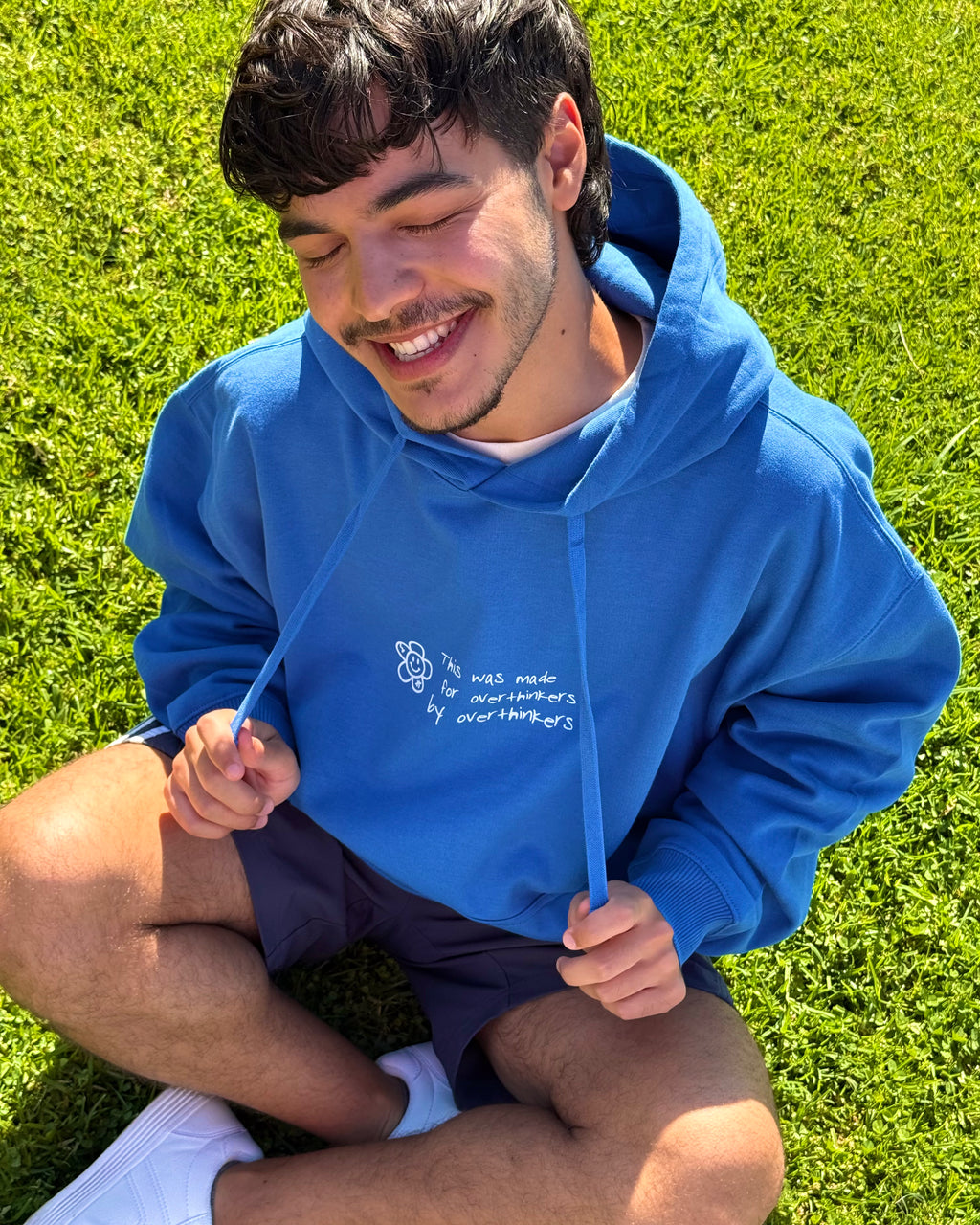 OVERTHINKERS HOODIE BLUE