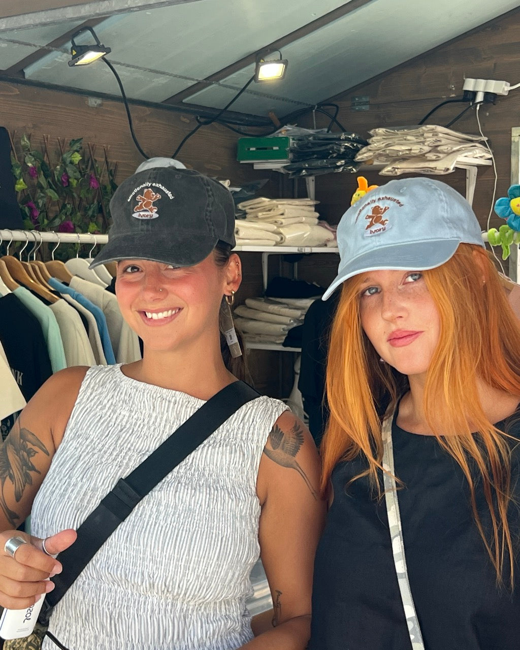 EMOTIONALLY EXHAUSTED HAT BLUE