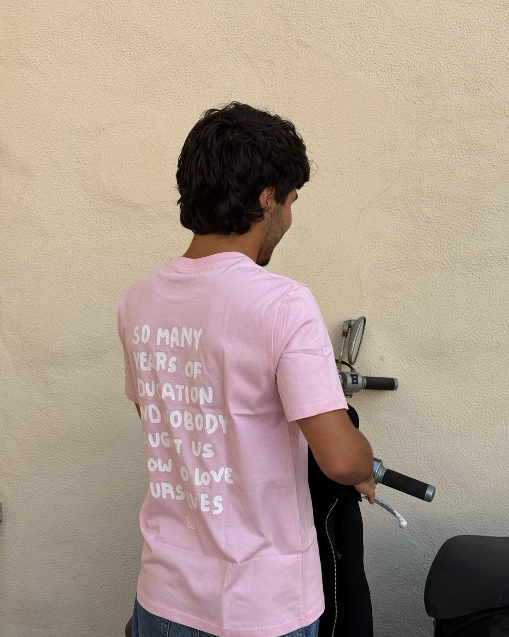 LOVE OURSELVES TEE COTTON CANDY