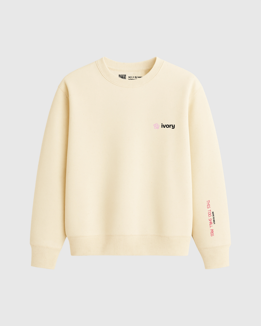 IVORY BY BECS STRUGGLING SWEATSHIRT RAW