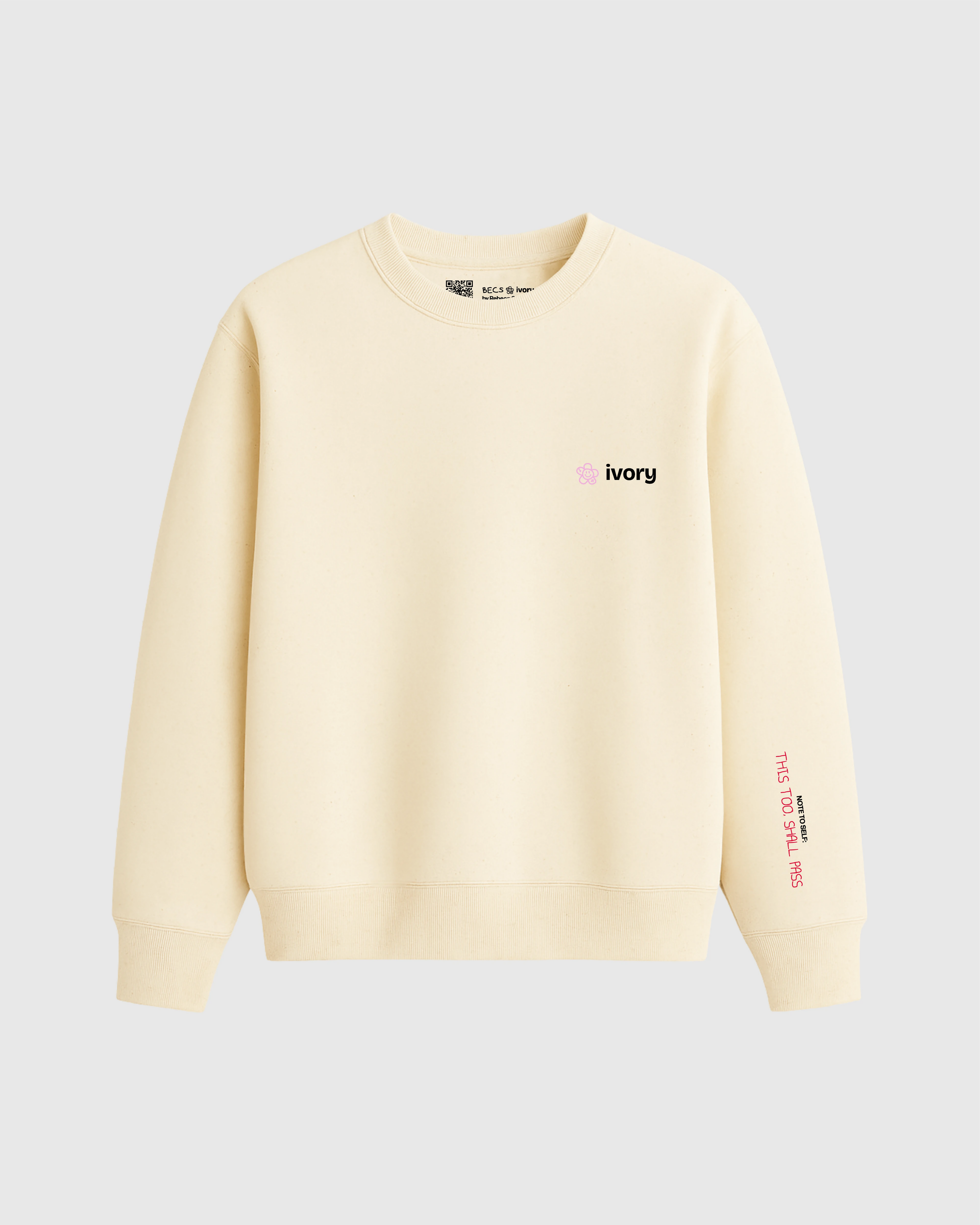 IVORY BY BECS STRUGGLING SWEATSHIRT RAW
