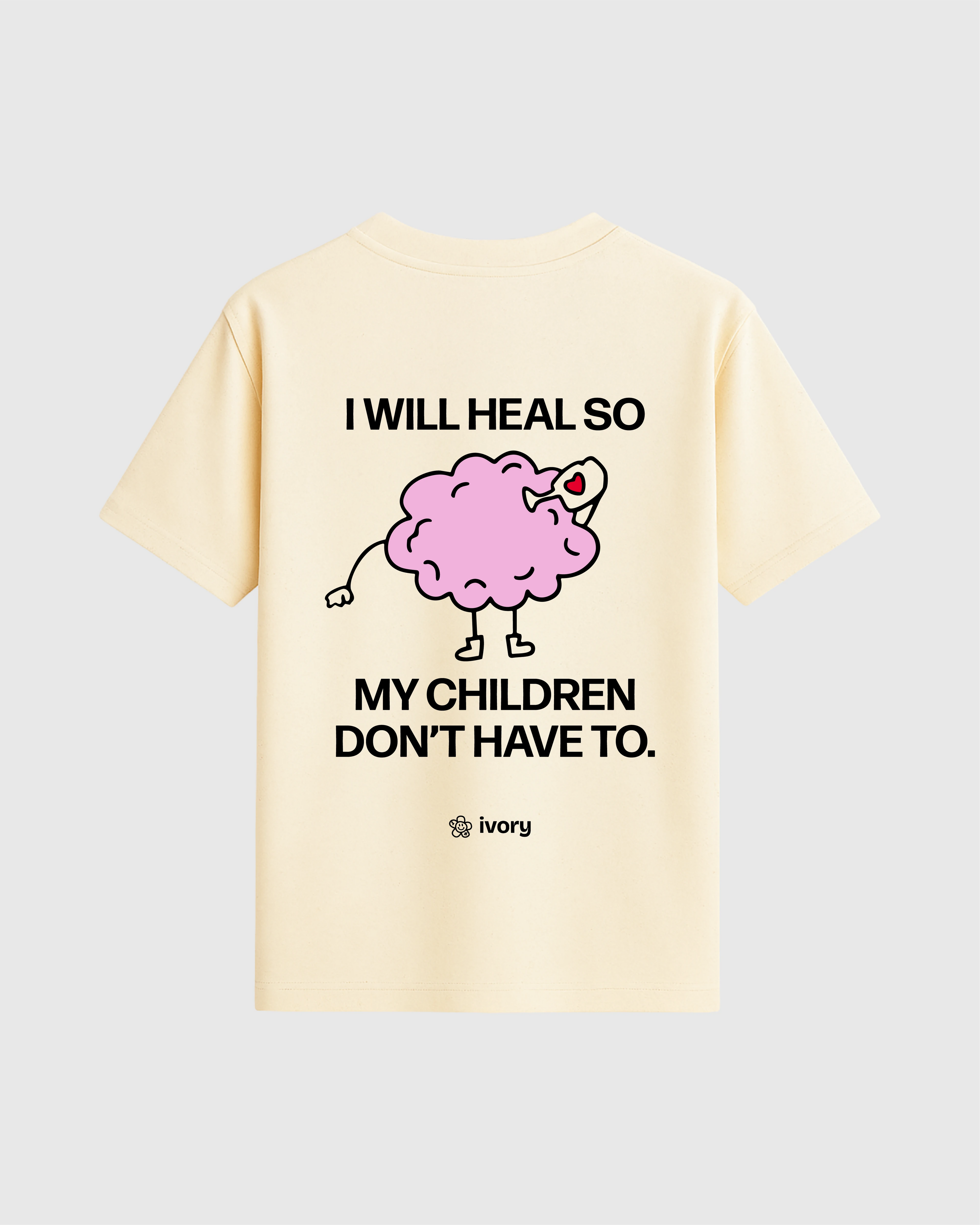 IVORY BY BECS HEALING TEE RAW