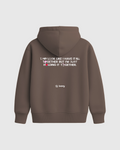 IVORY BY BECS HOLDING HOODIE MOCHA