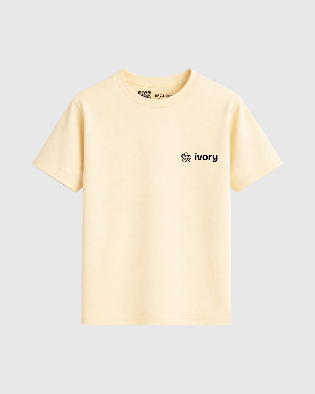 IVORY BY BECS KIDS HAPPINESS TEE RAW