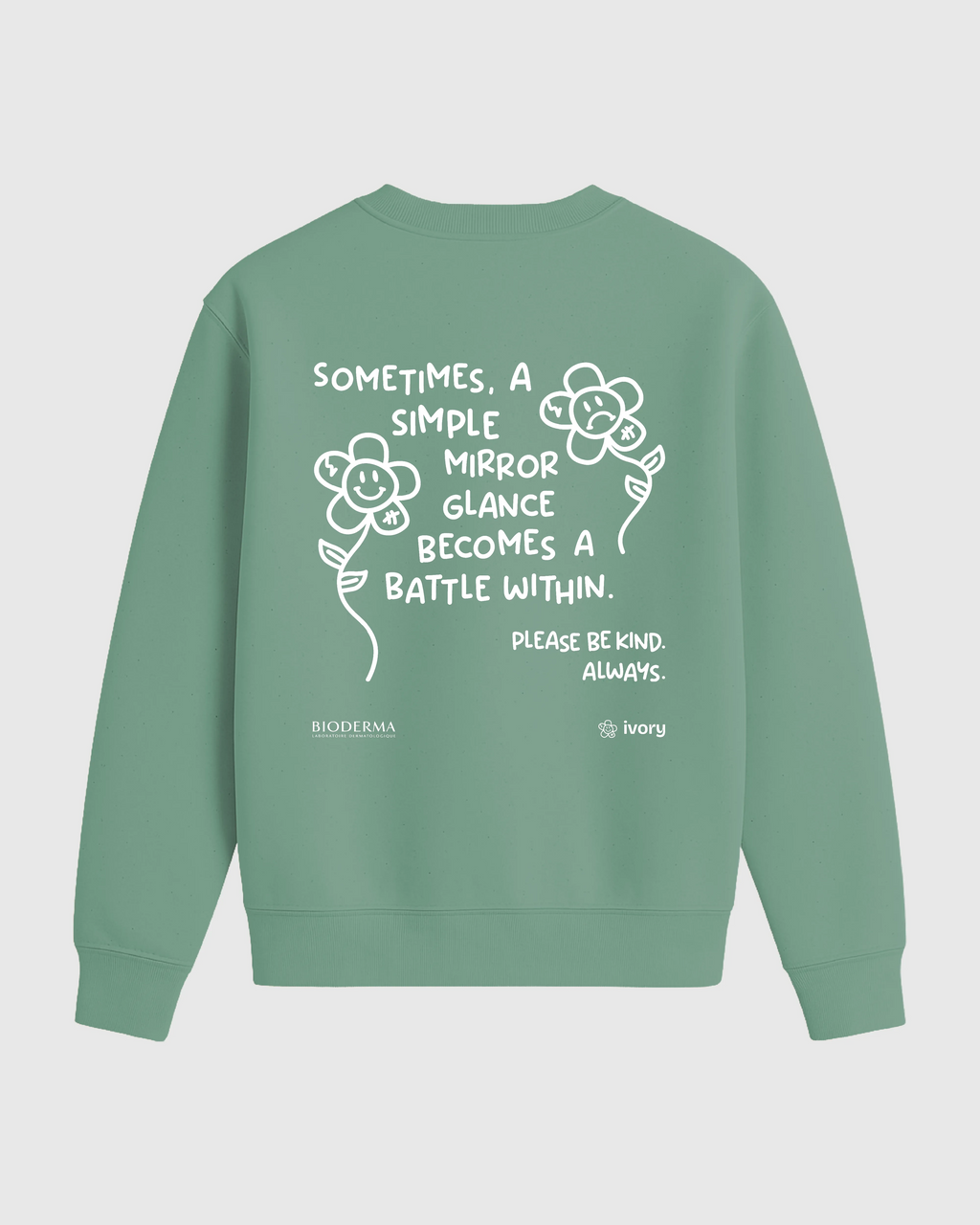 IVORY X BIODERMA SWEATSHIRT