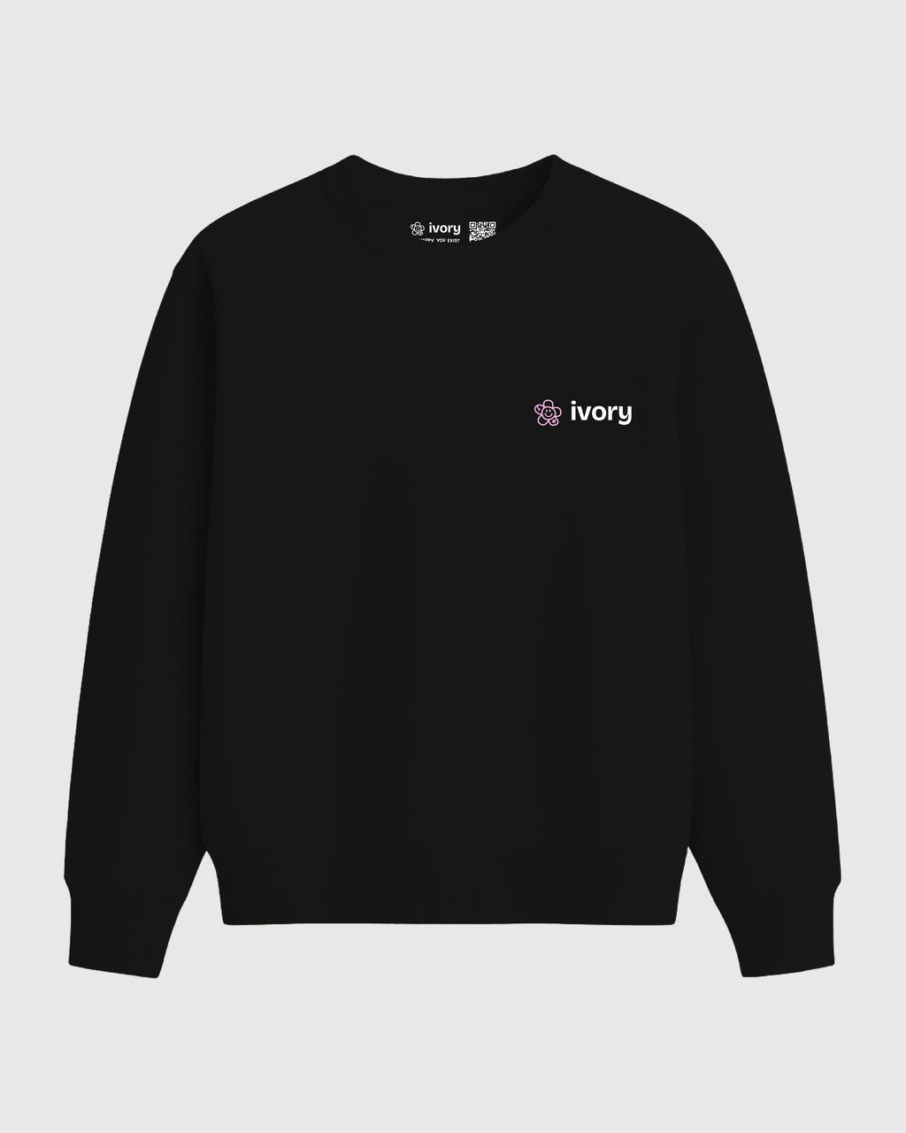 ANXIETY IS A LIAR SWEATSHIRT BLACK PINK