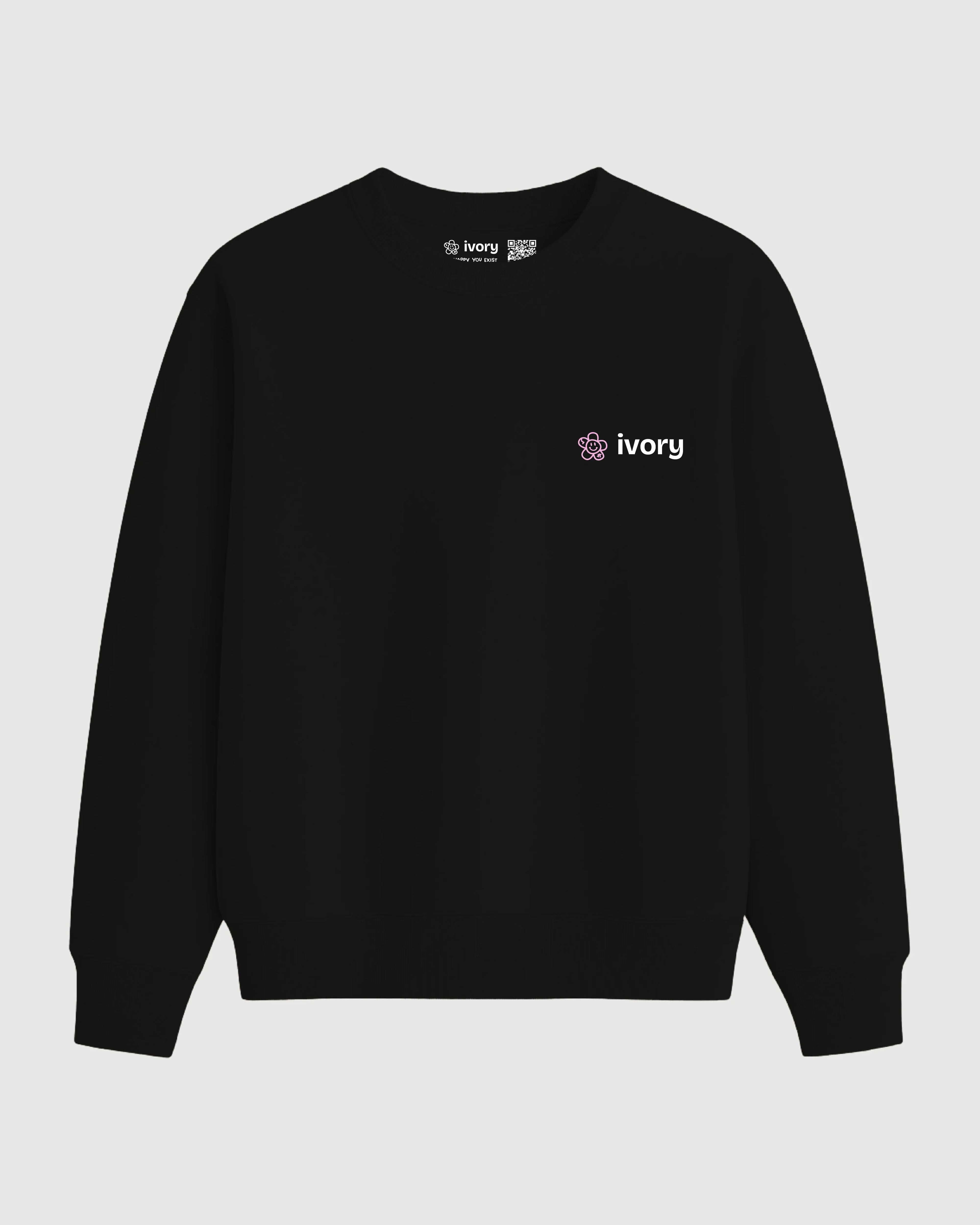 ANXIETY IS A LIAR SWEATSHIRT BLACK PINK