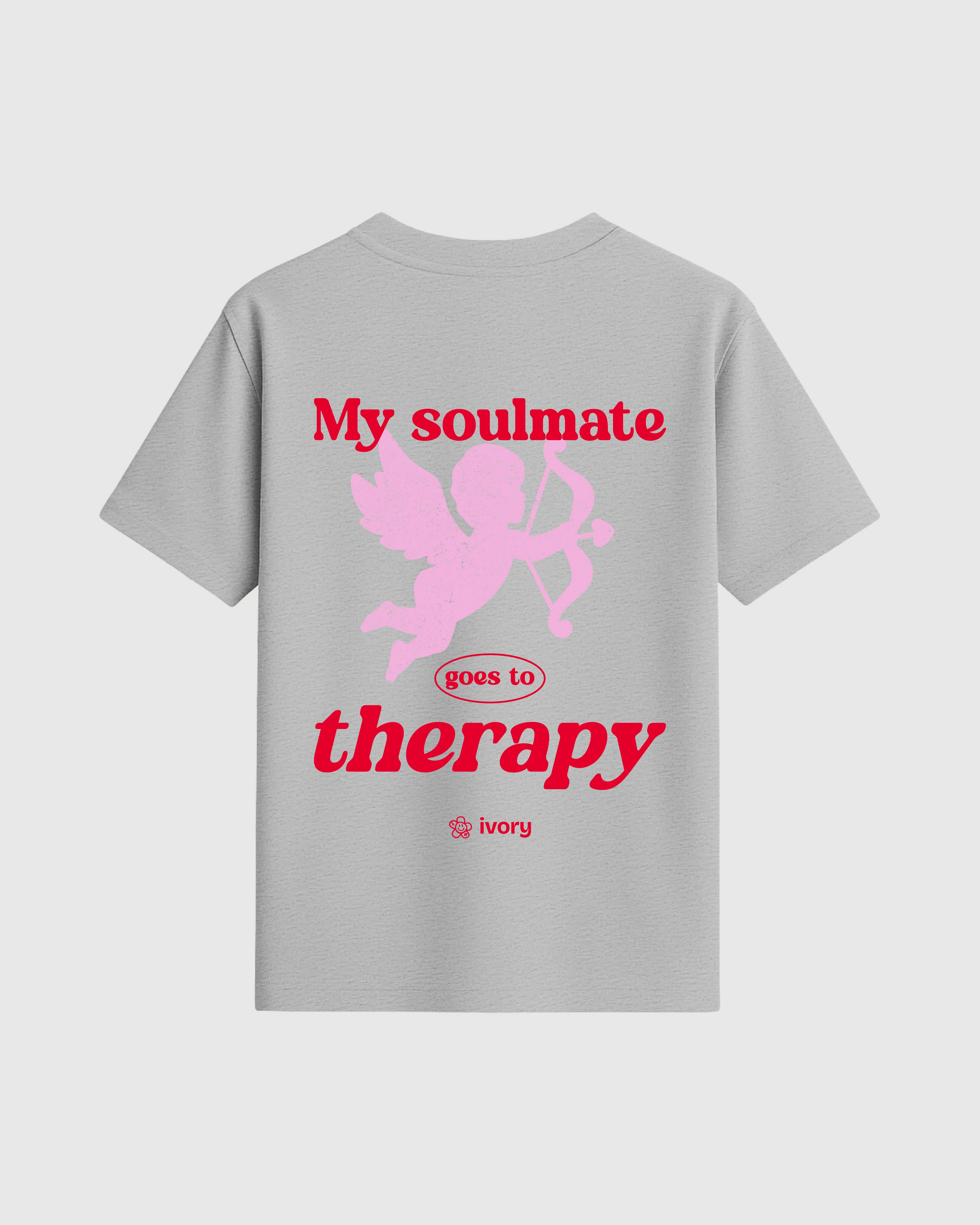 SOULMATE TEE HEATHER GREY