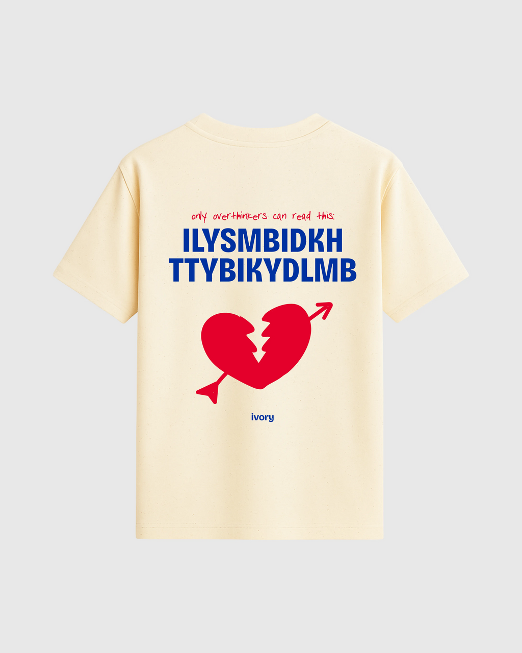 OVERTHINKERS 2.0 TEE RAW