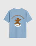 EMOTIONALLY EXHAUSTED TEE SKY BLUE