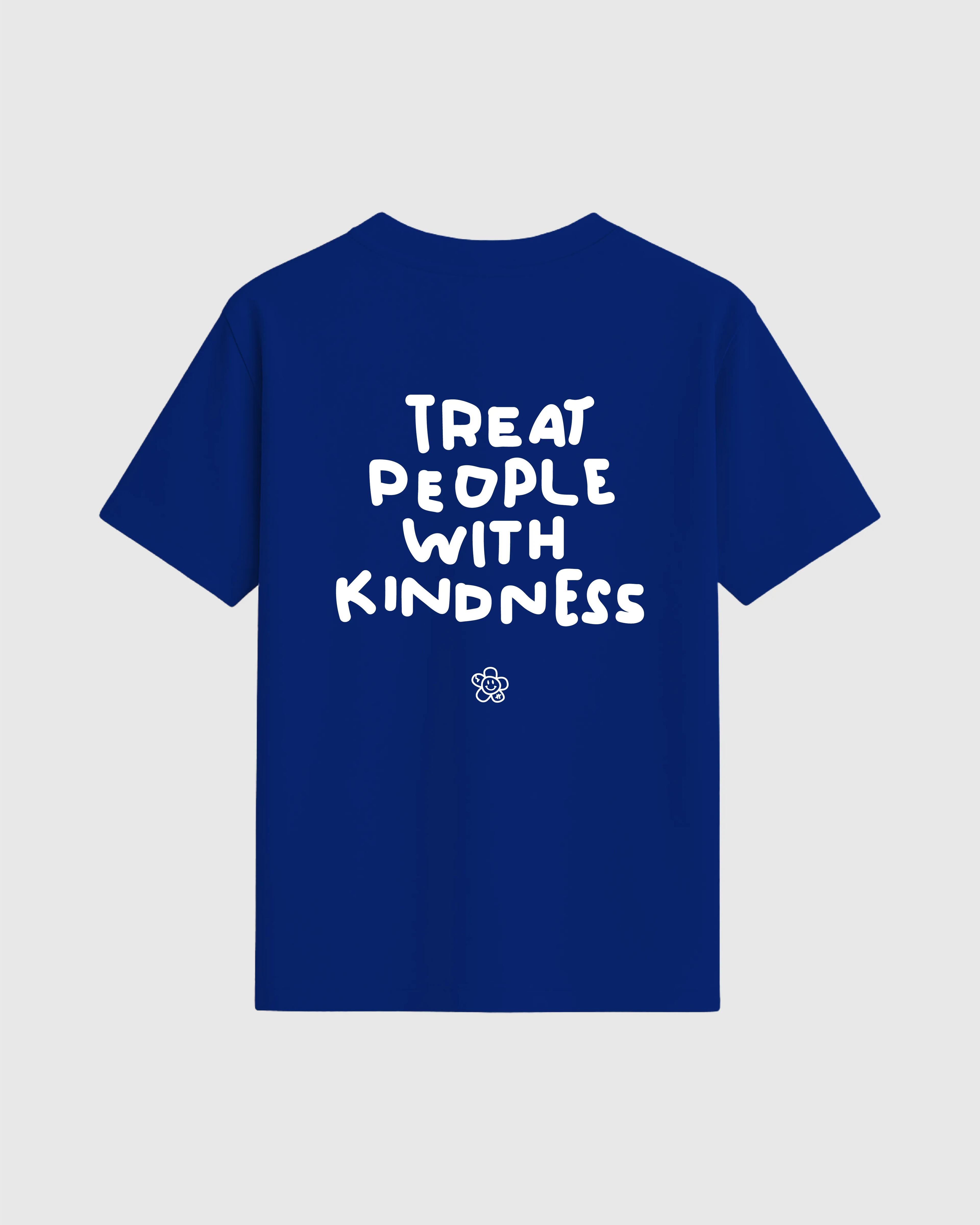 TREAT PEOPLE WITH KINDNESS TEE ROYAL BLUE