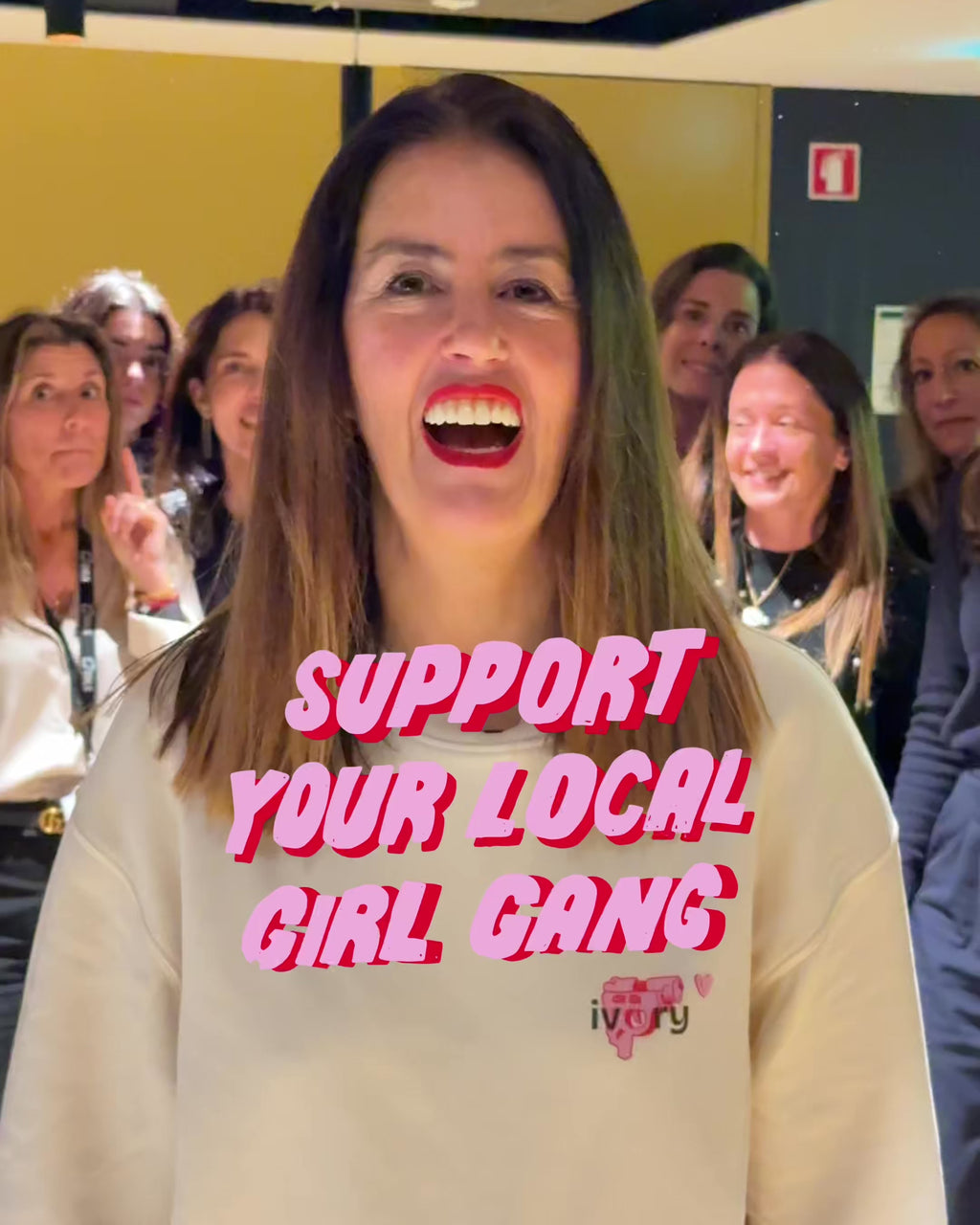 SUPPORT YOUR GIRL SWEATSHIRT RAW